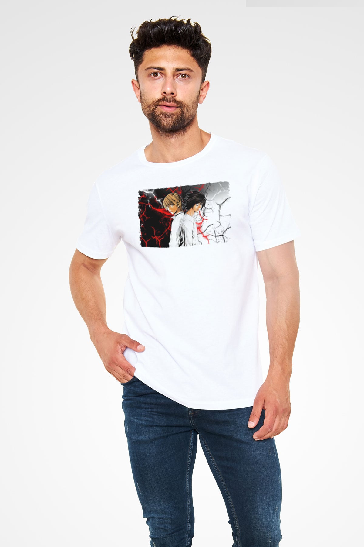 Death Note Beyaz Unisex Tişört T-Shirt