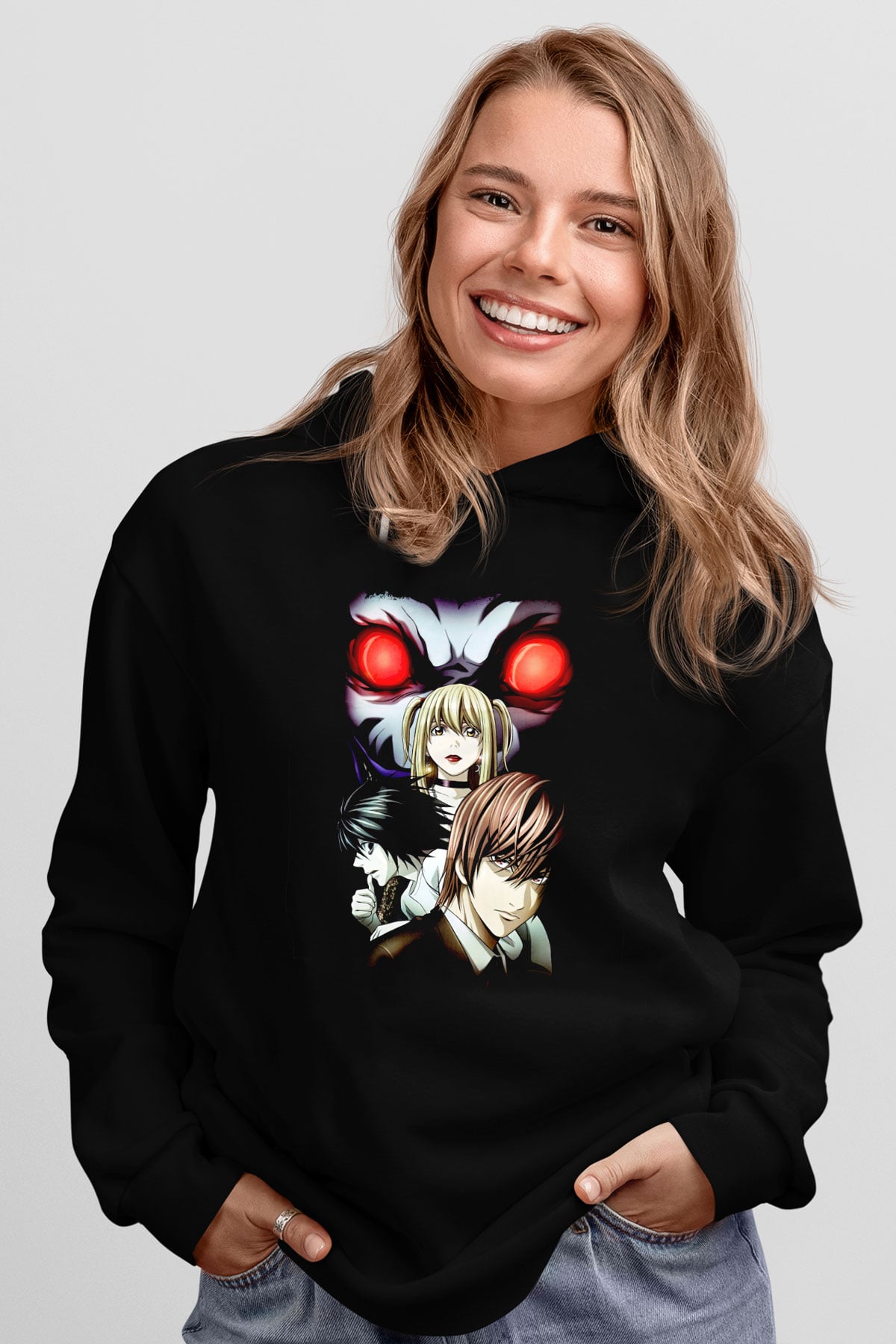 Death Note Siyah Unisex Hoodie