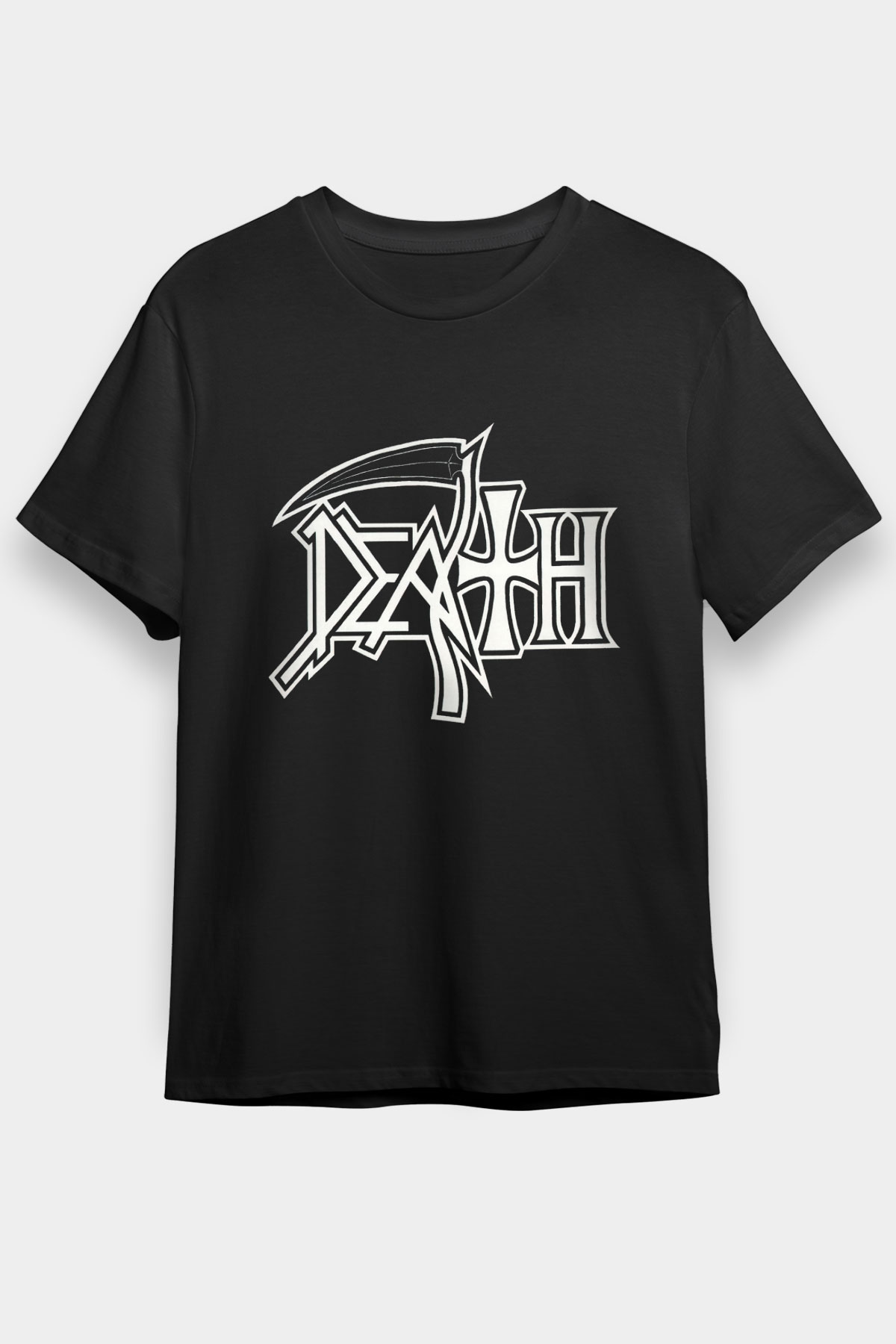 Death Siyah Unisex Tişört T-Shirt - TişörtFabrikası