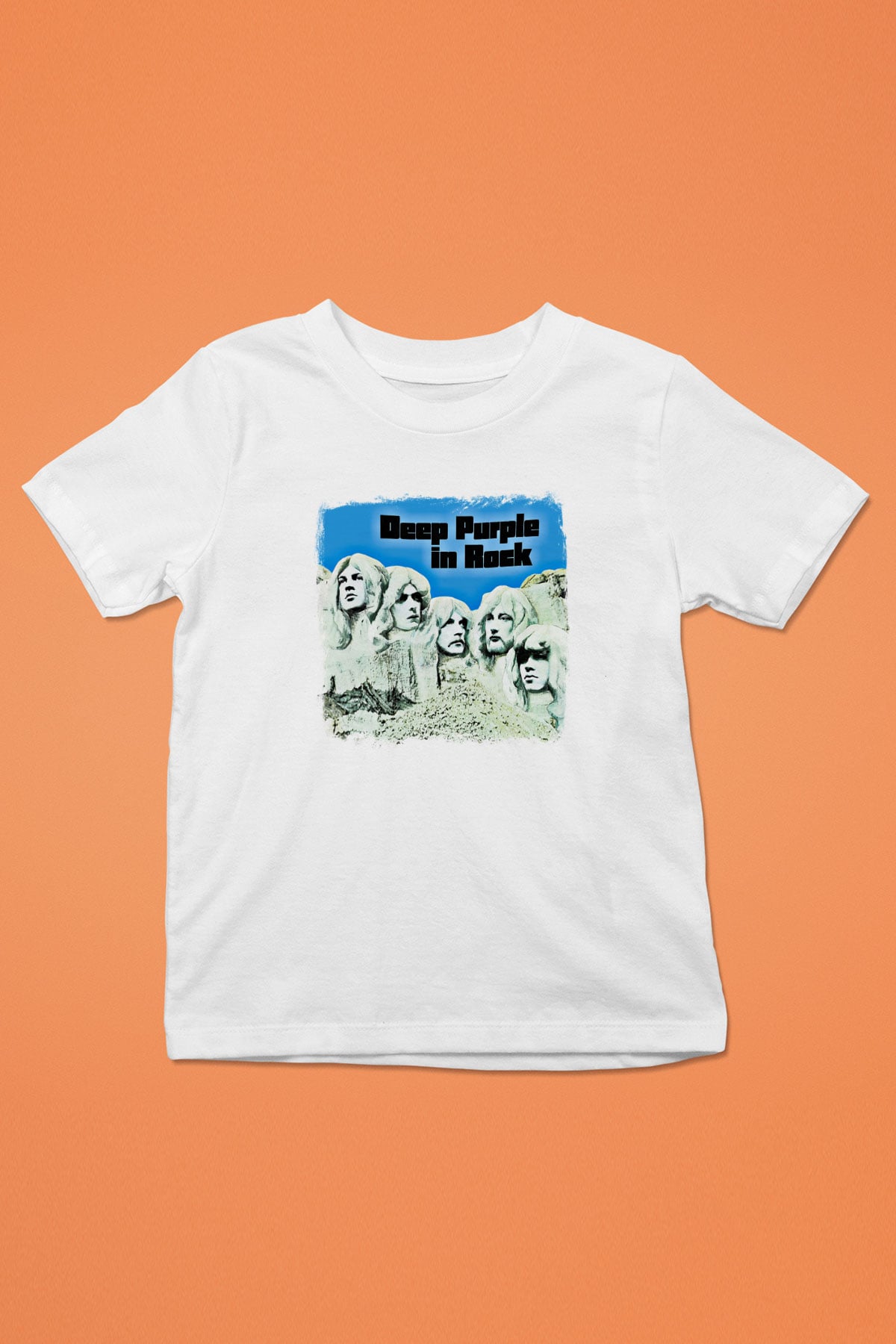 Deep Purple Baskılı Unisex Beyaz Çocuk Tişört