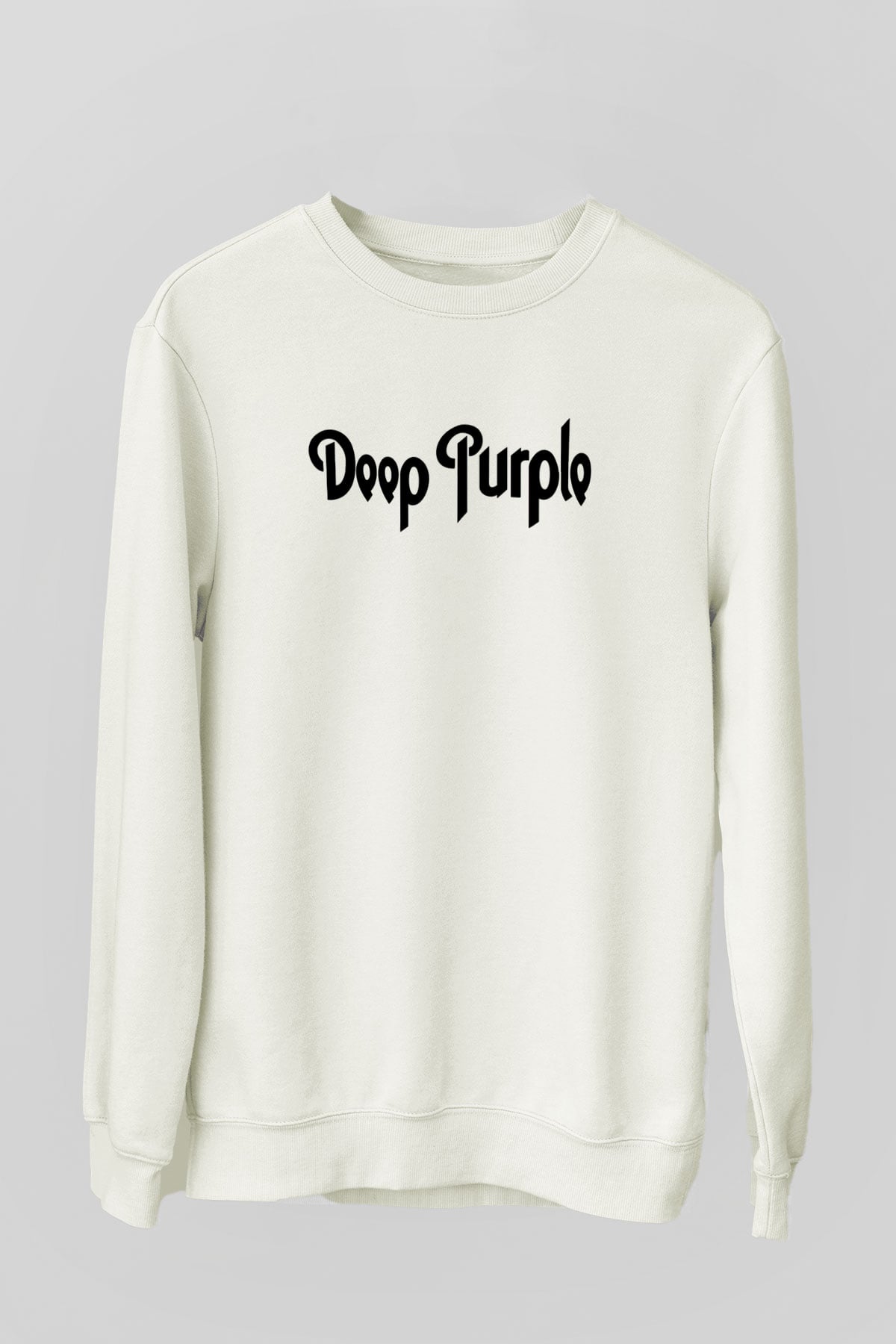 Deep Purple Beyaz Unisex Sweatshirt