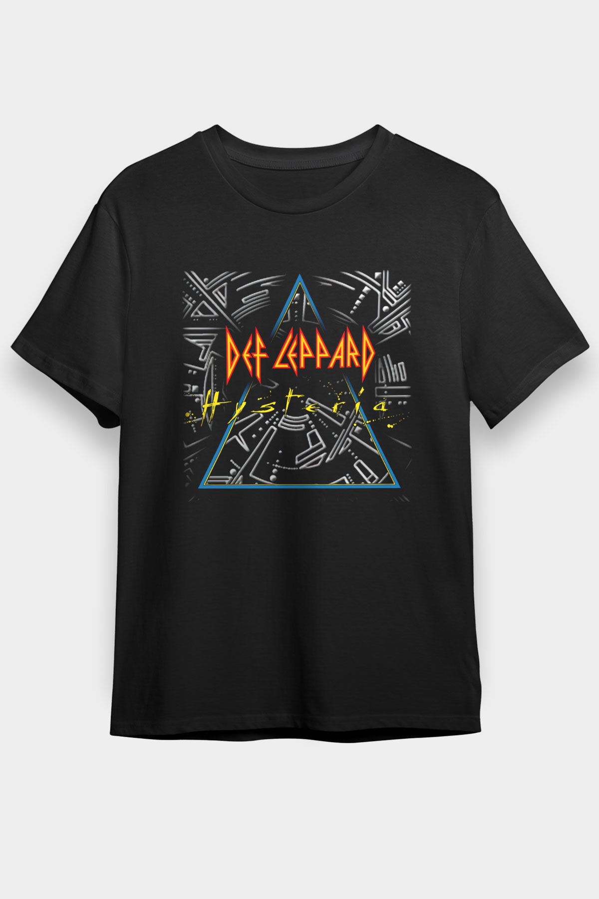 Def Leppard Siyah Unisex Tişört T-Shirt - TişörtFabrikası