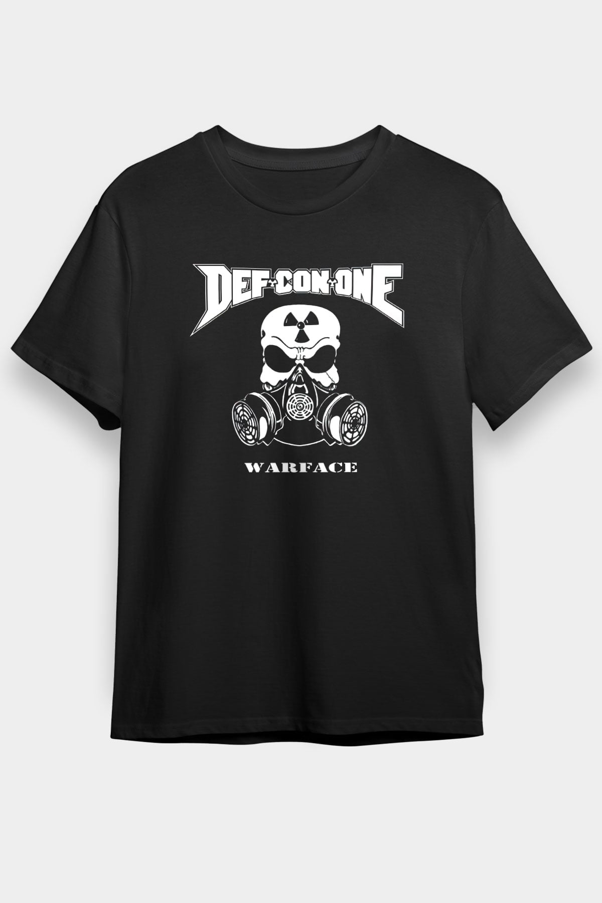Def. Con. One Siyah Unisex Tişört T-Shirt - TişörtFabrikası