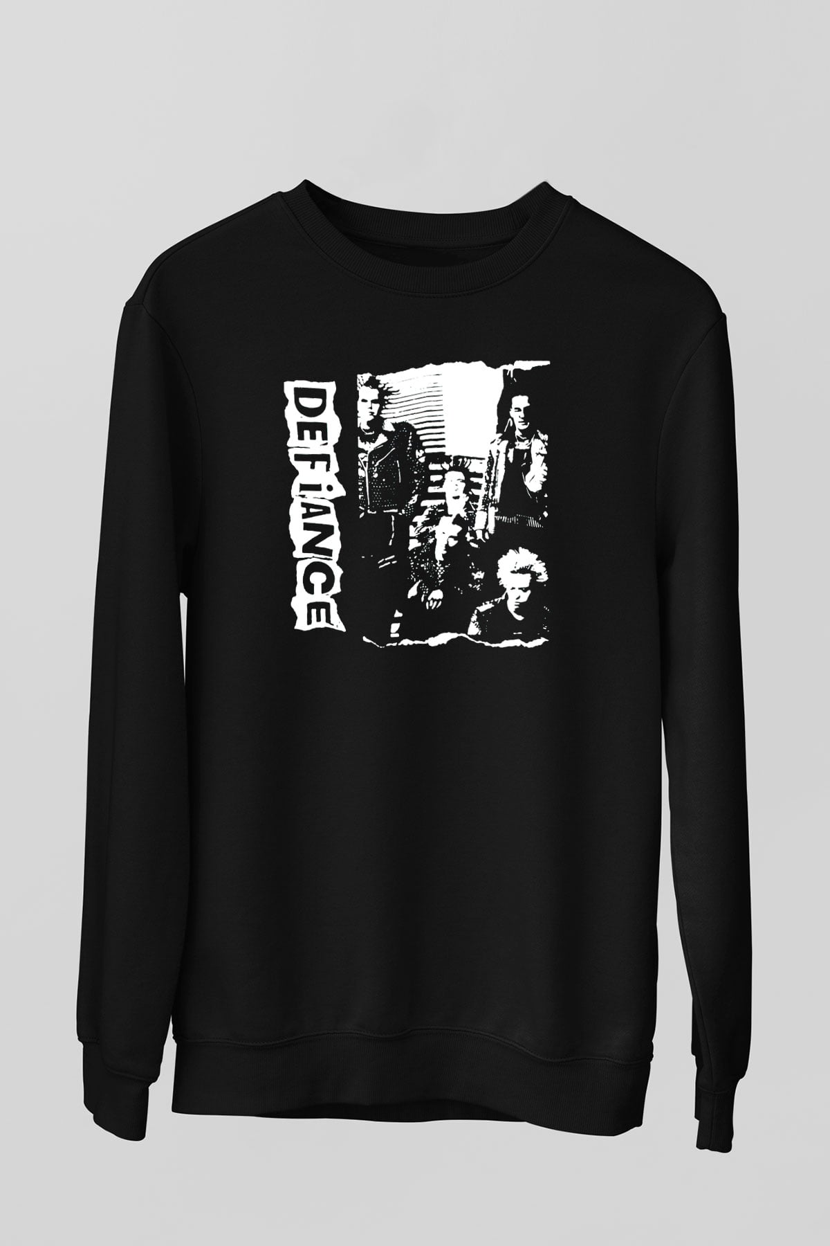 Defiance Siyah Unisex Sweatshirt