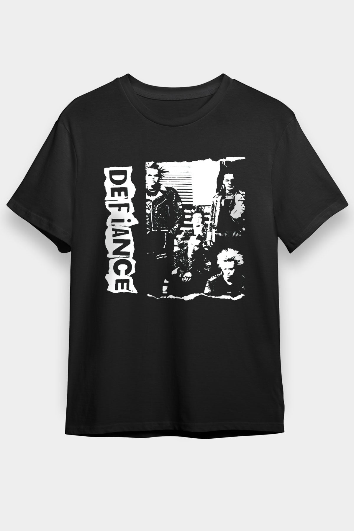 Defiance Siyah Unisex Tişört T-Shirt - TişörtFabrikası