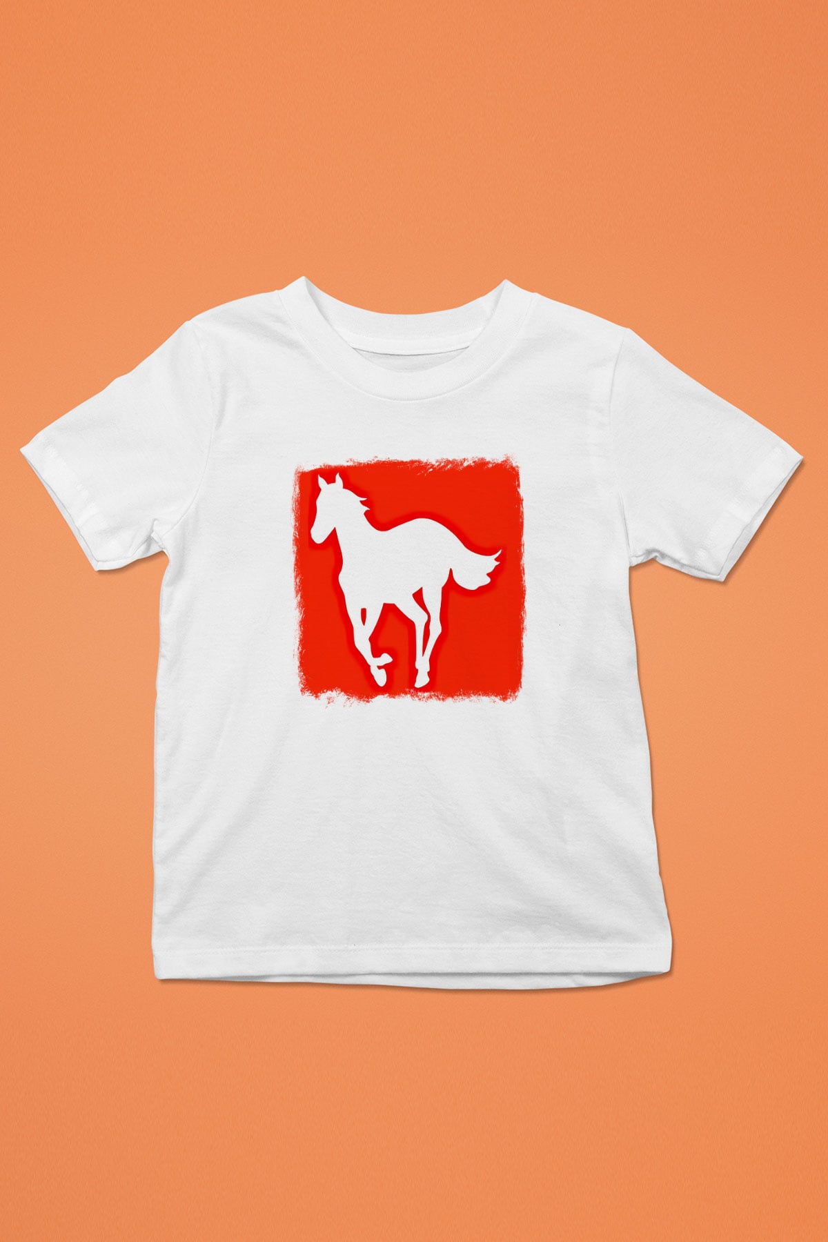 Deftones Baskılı Unisex Beyaz Çocuk Tişört