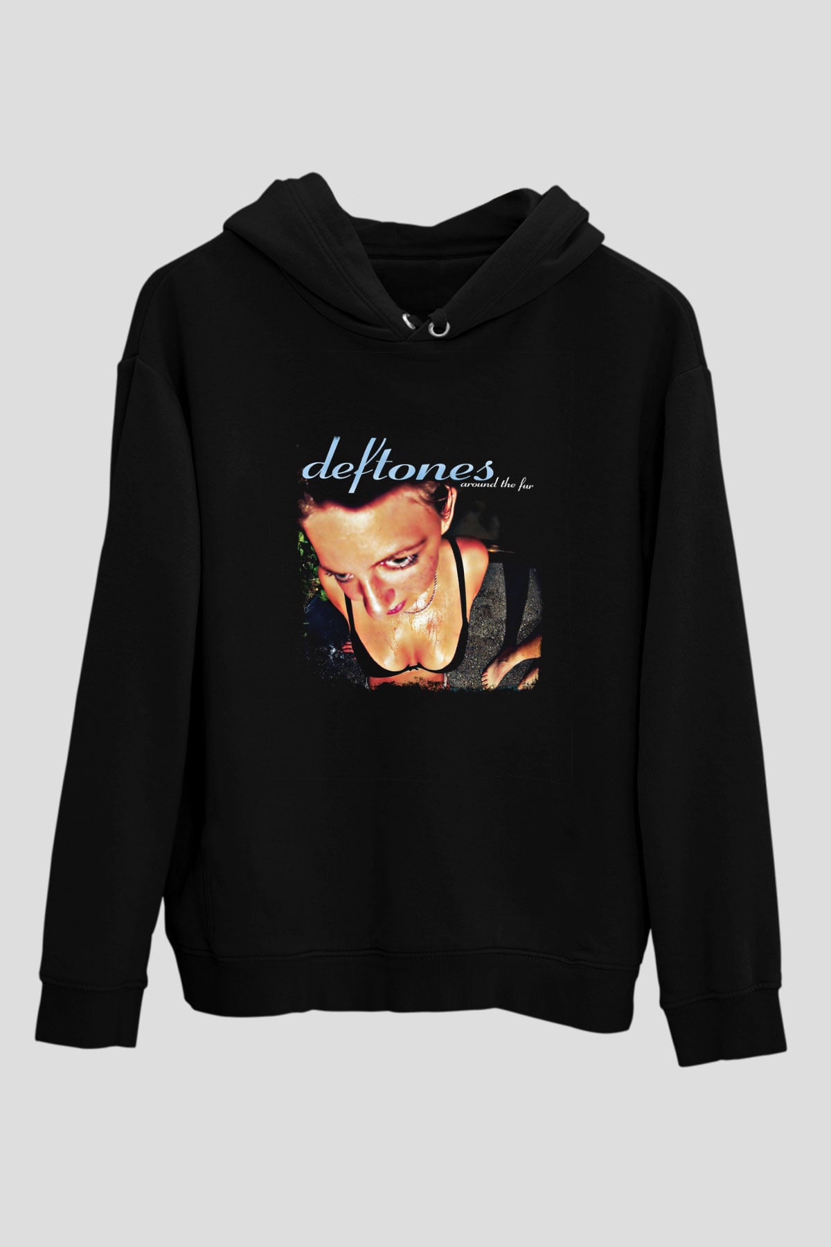 Deftones Baskılı Unisex Siyah Hoodie