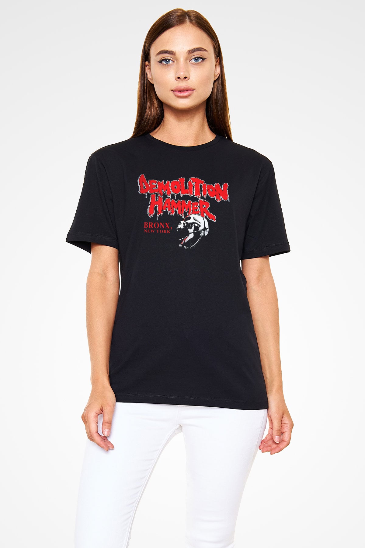 Demolition Hammer Siyah Unisex Tişört T-Shirt - TişörtFabrikası