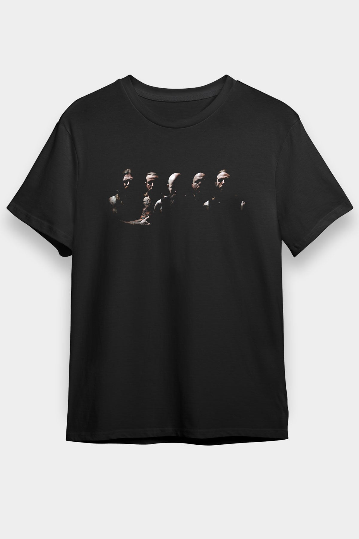 Demon Hunter Baskılı Unisex Siyah Tişört - Tshirt