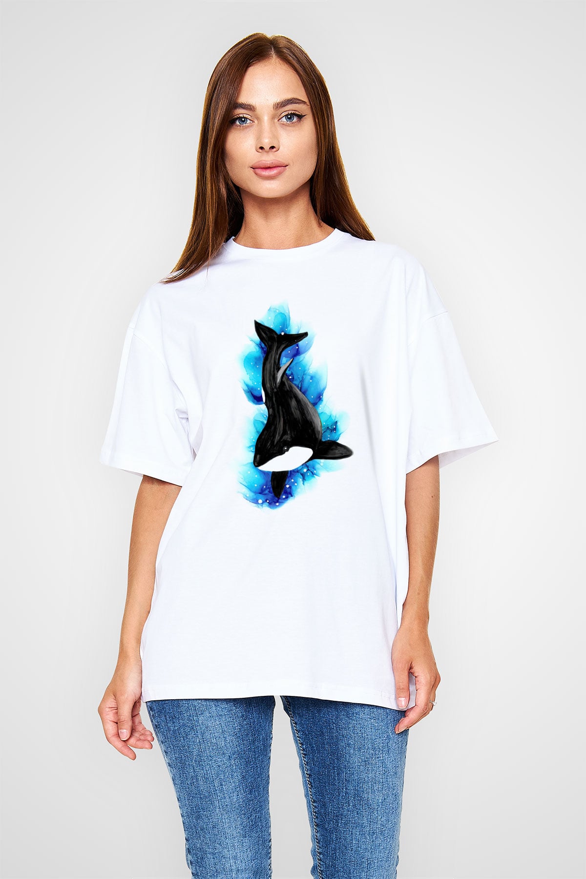 Deniz canlıları Beyaz Unisex Tişört T-Shirt - TişörtFabrikası