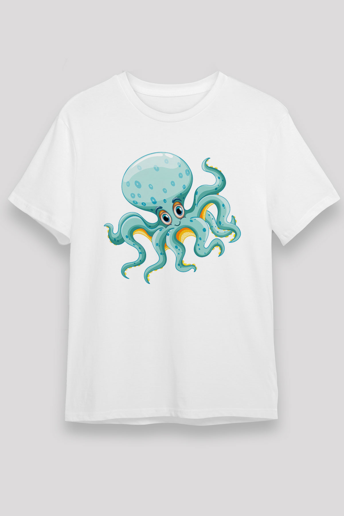 Deniz canlıları Beyaz Unisex Tişört T-Shirt - TişörtFabrikası
