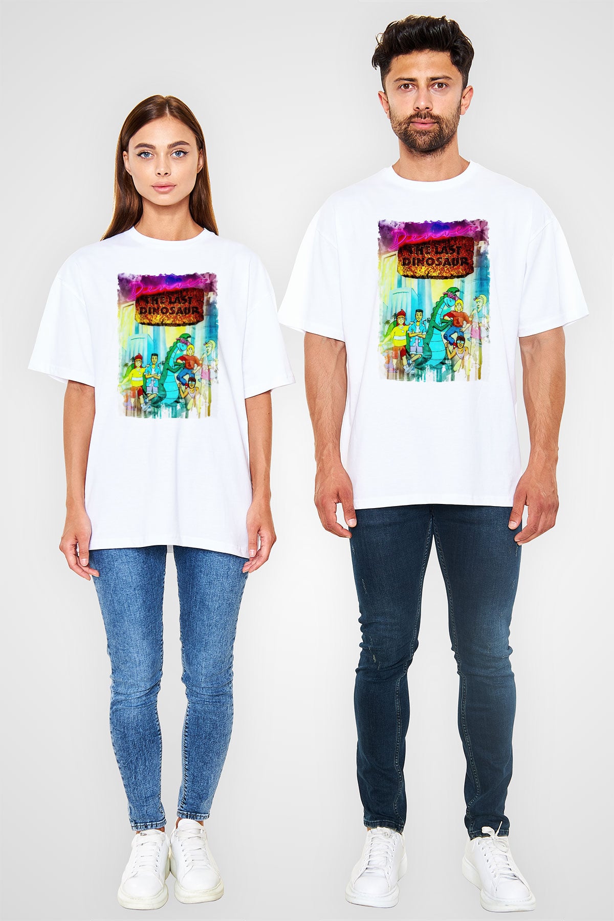 Denver, the Last Dinosaur Beyaz Unisex Tişört