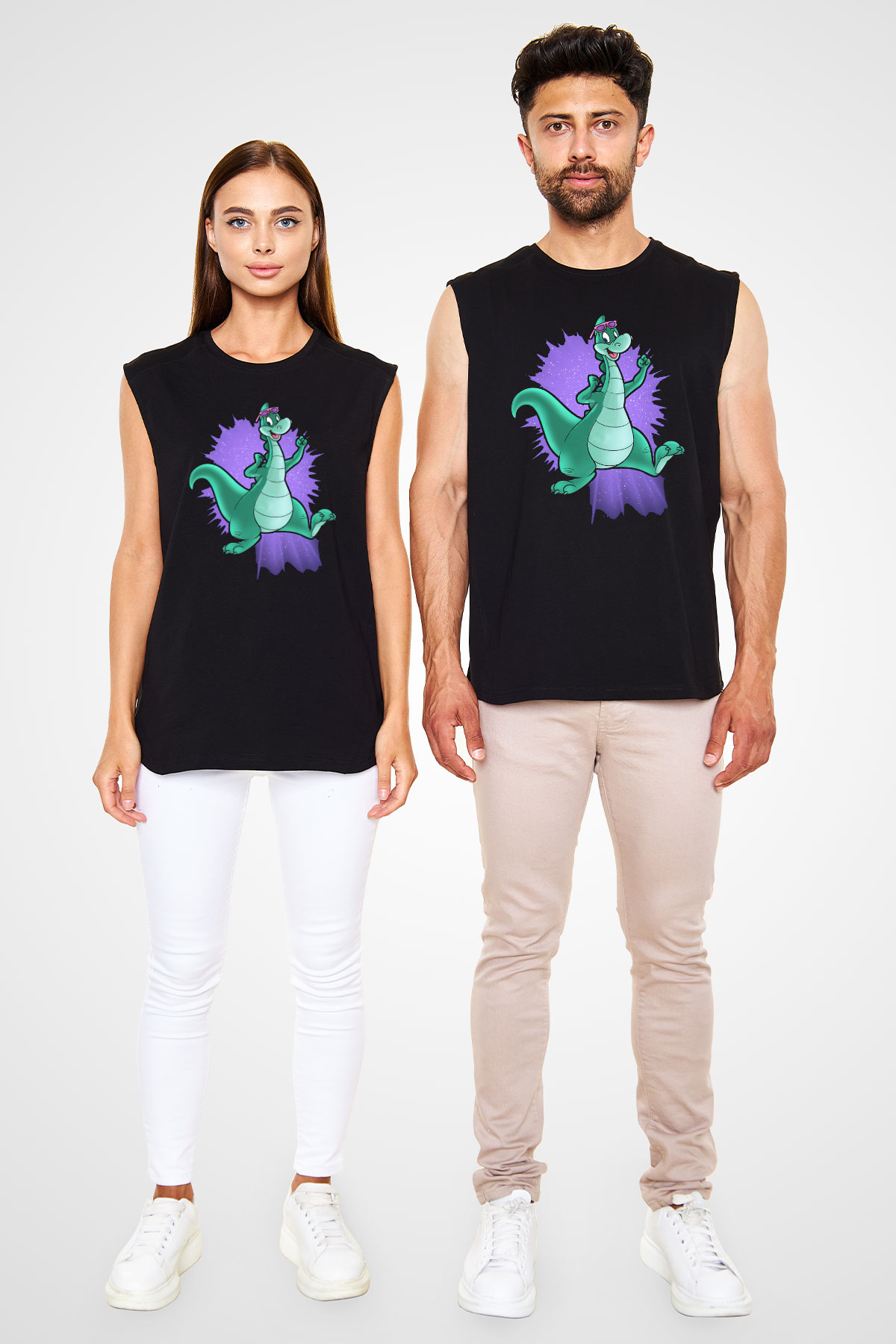 Denver, the Last Dinosaur Siyah Unisex Kolsuz Tişört