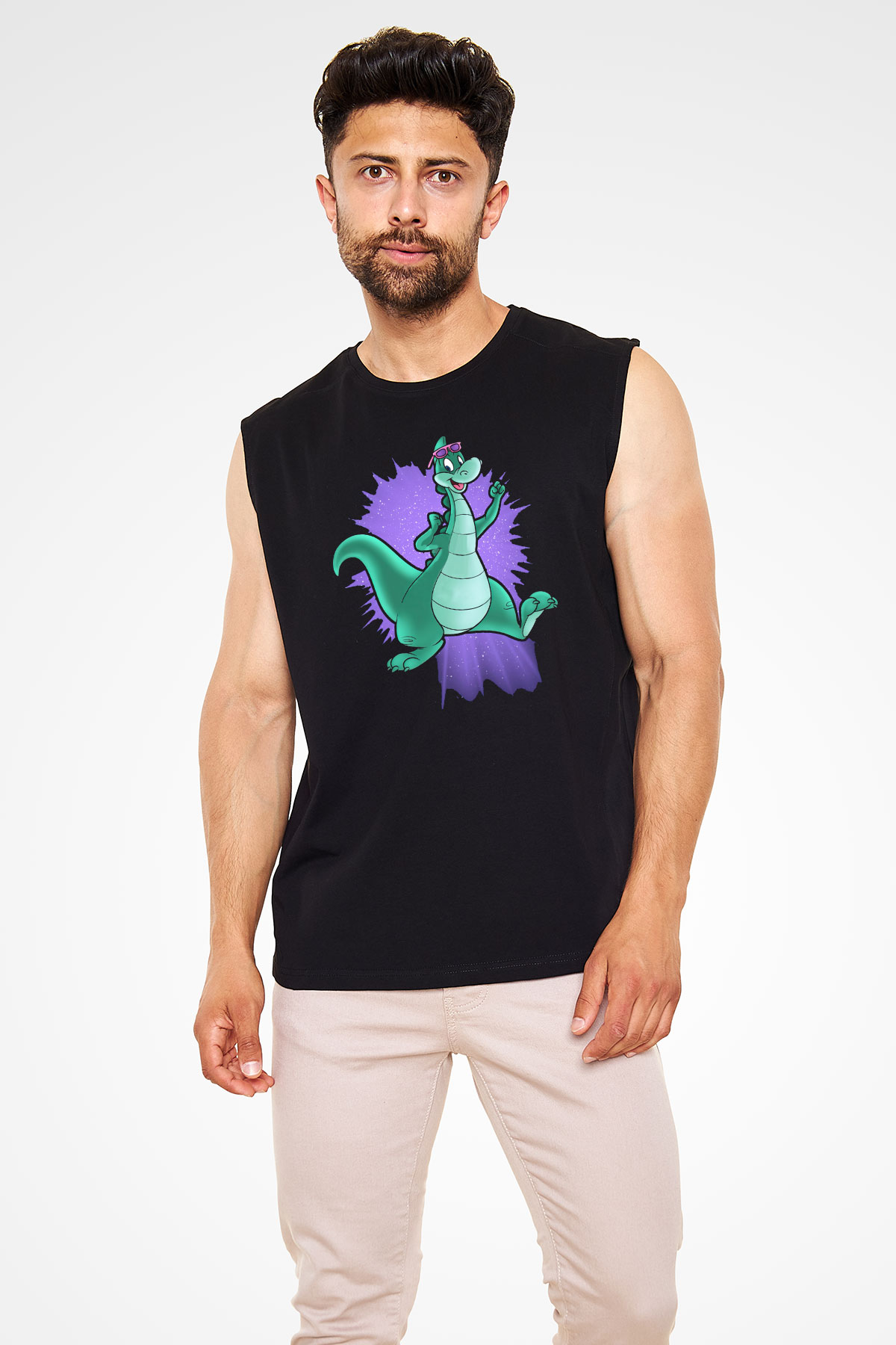 Denver, the Last Dinosaur Siyah Unisex Kolsuz Tişört