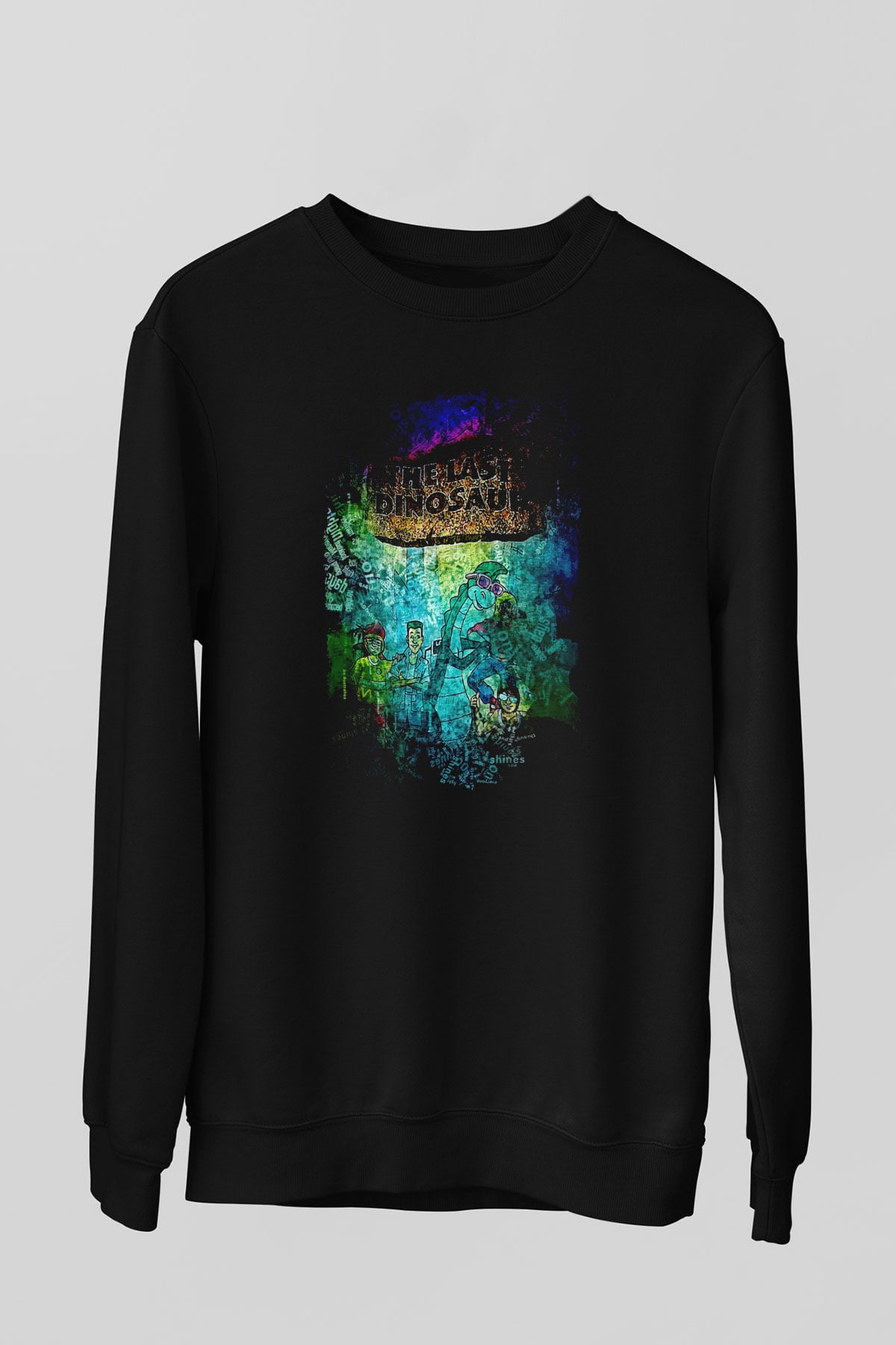 Denver, the Last Dinosaur Siyah Unisex  Sweatshirt