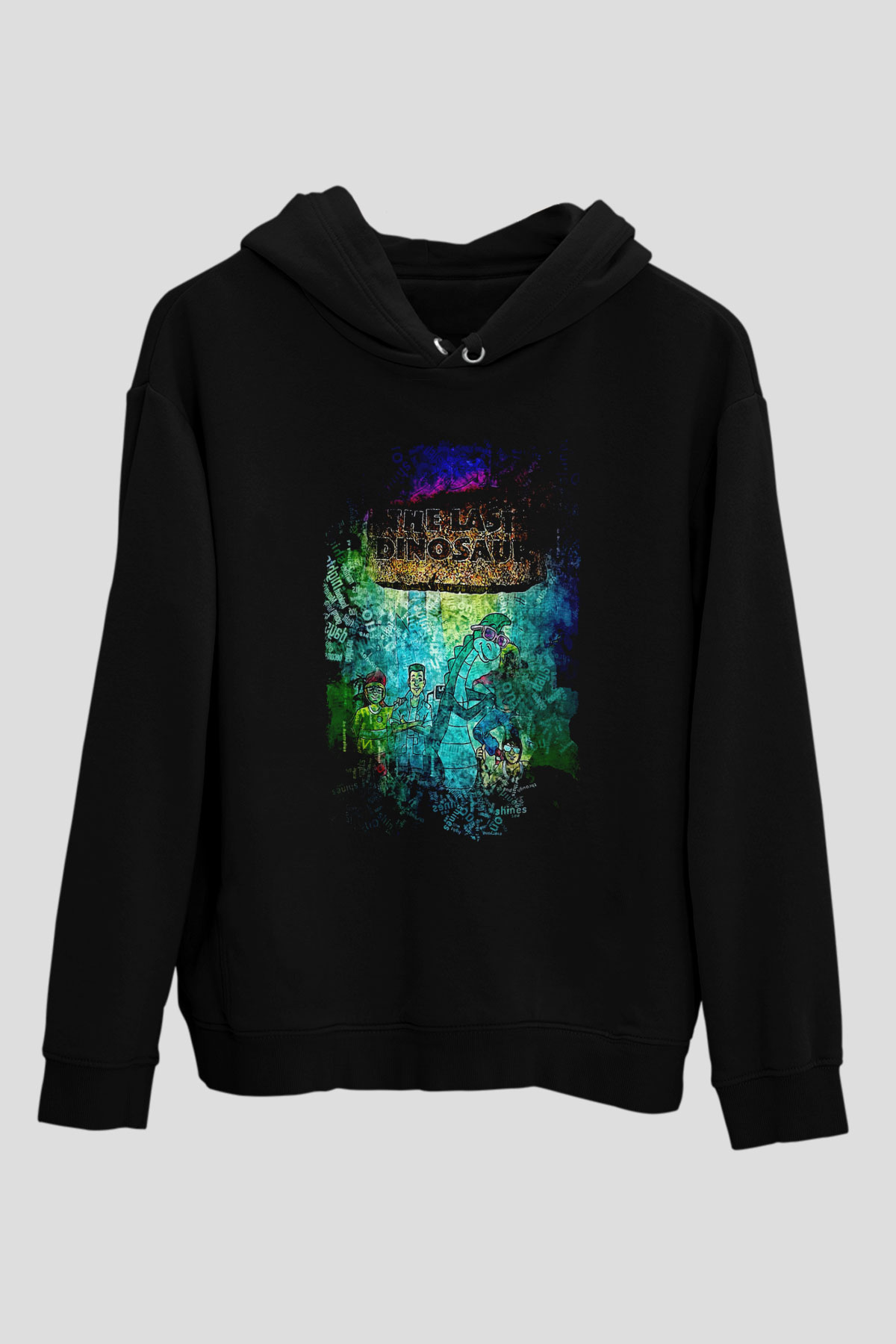 Denver, the Last Dinosaur Siyah Unisex Hoodie