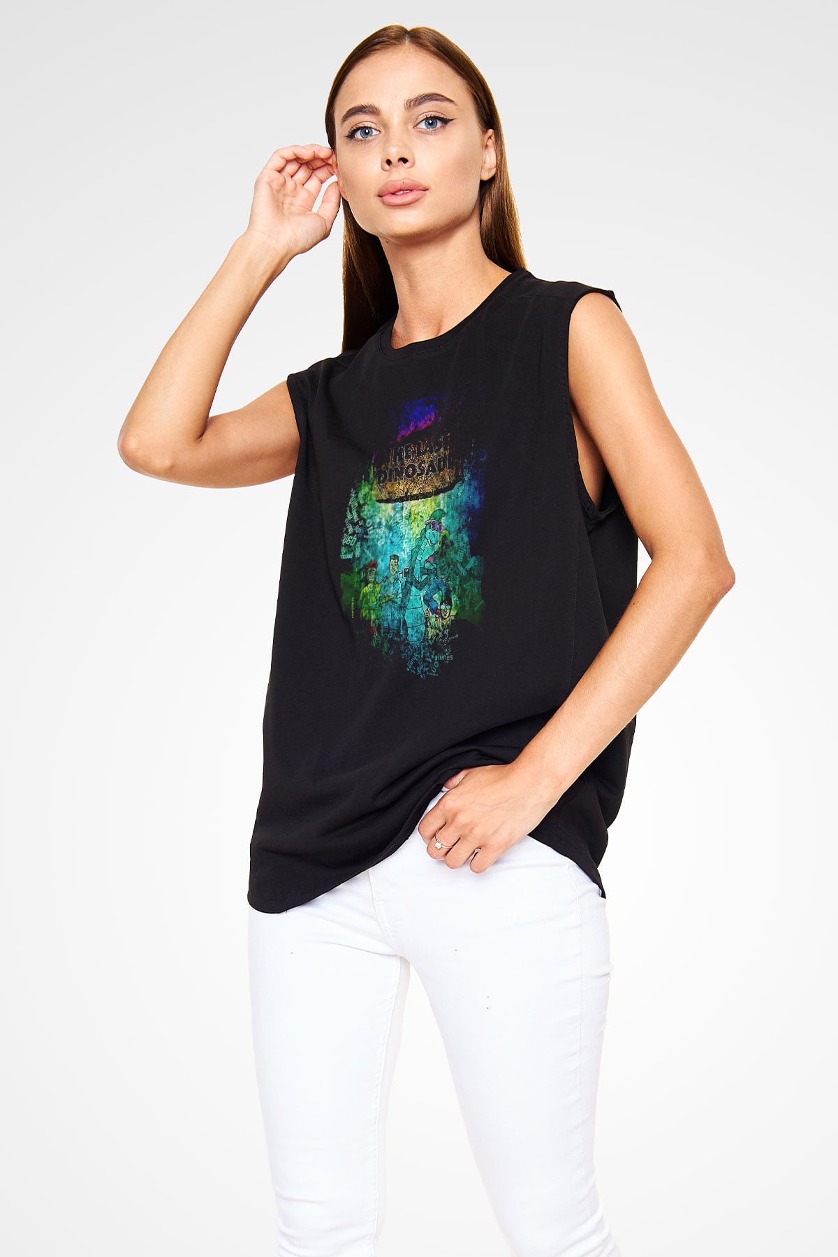 Denver, the Last Dinosaur Siyah Unisex  Kolsuz Tişört