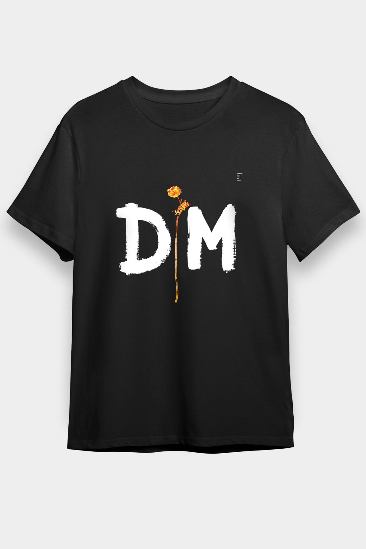 Depeche Mode Baskılı Unisex Siyah Tişört