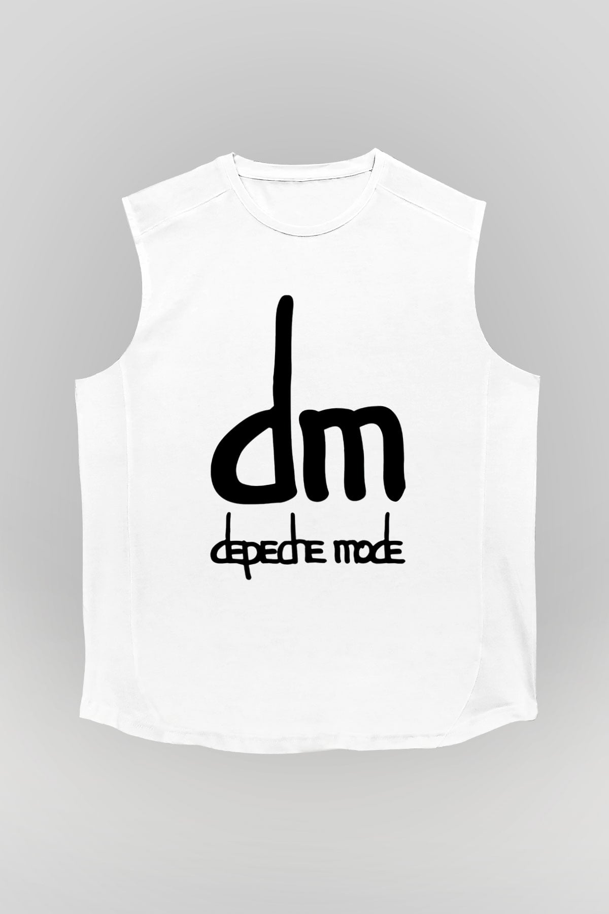 Depeche Mode Beyaz Unisex Kolsuz Tişört