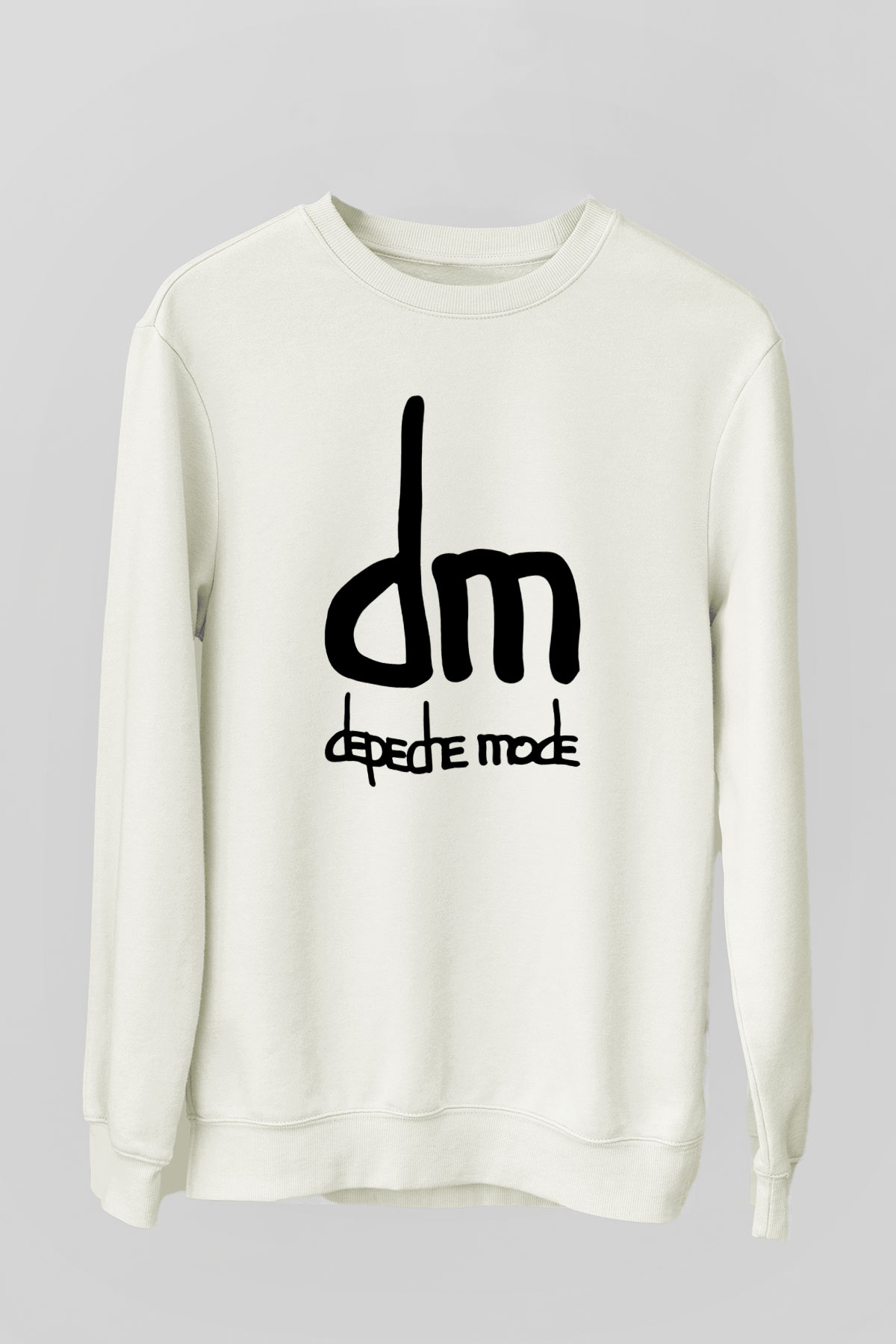 Depeche Mode Beyaz Unisex Sweatshirt