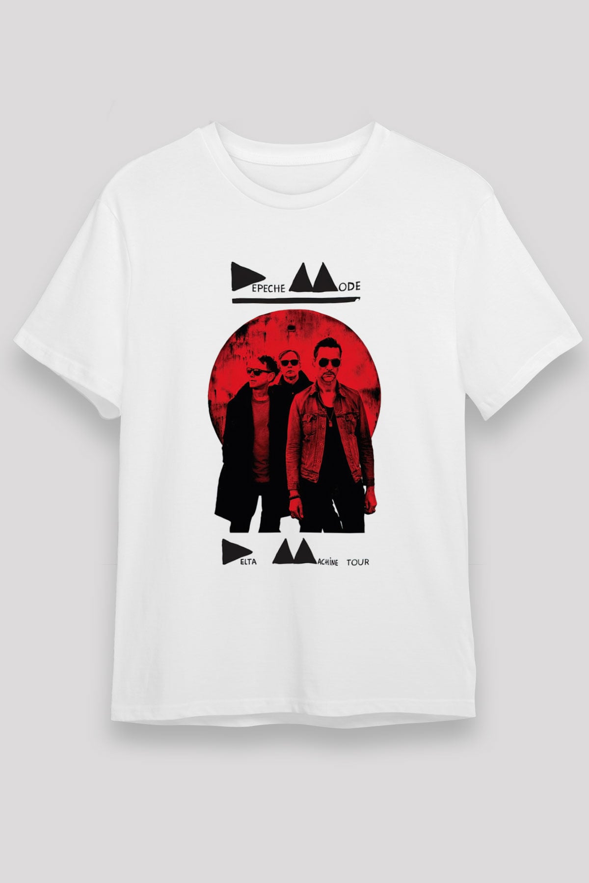 Depeche Mode Beyaz Unisex Tişört T-Shirt - TişörtFabrikası