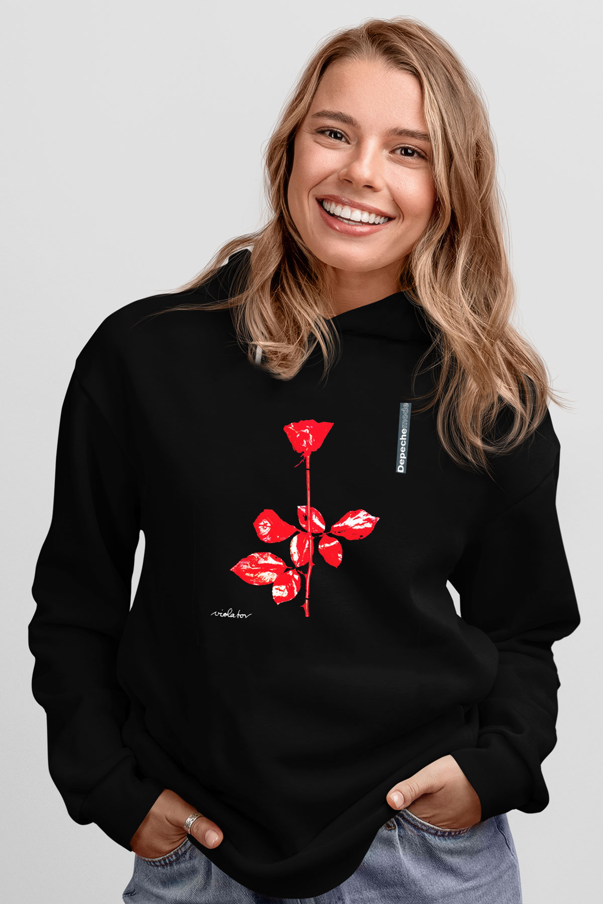 Depeche Mode Siyah Unisex Hoodie