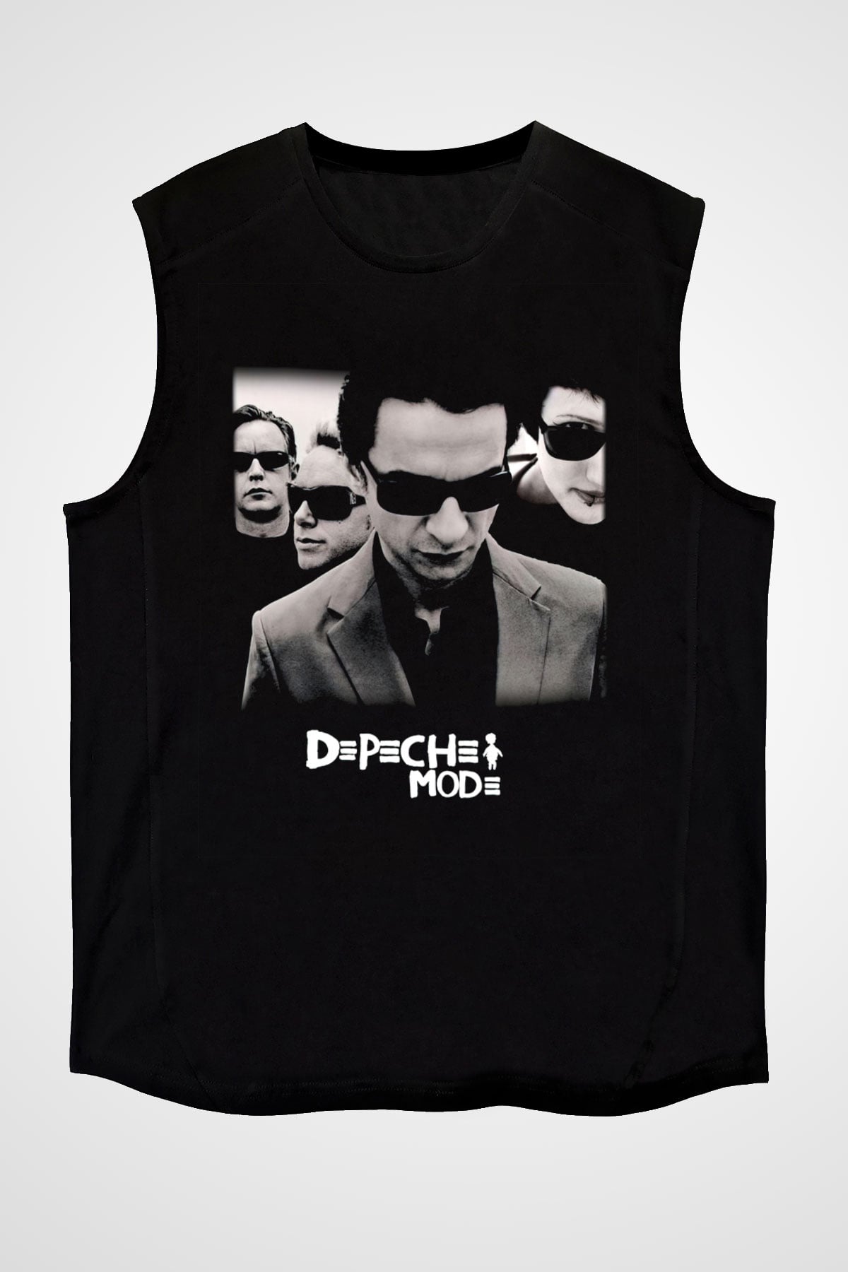 Depeche Mode Siyah Unisex Kolsuz Tişört