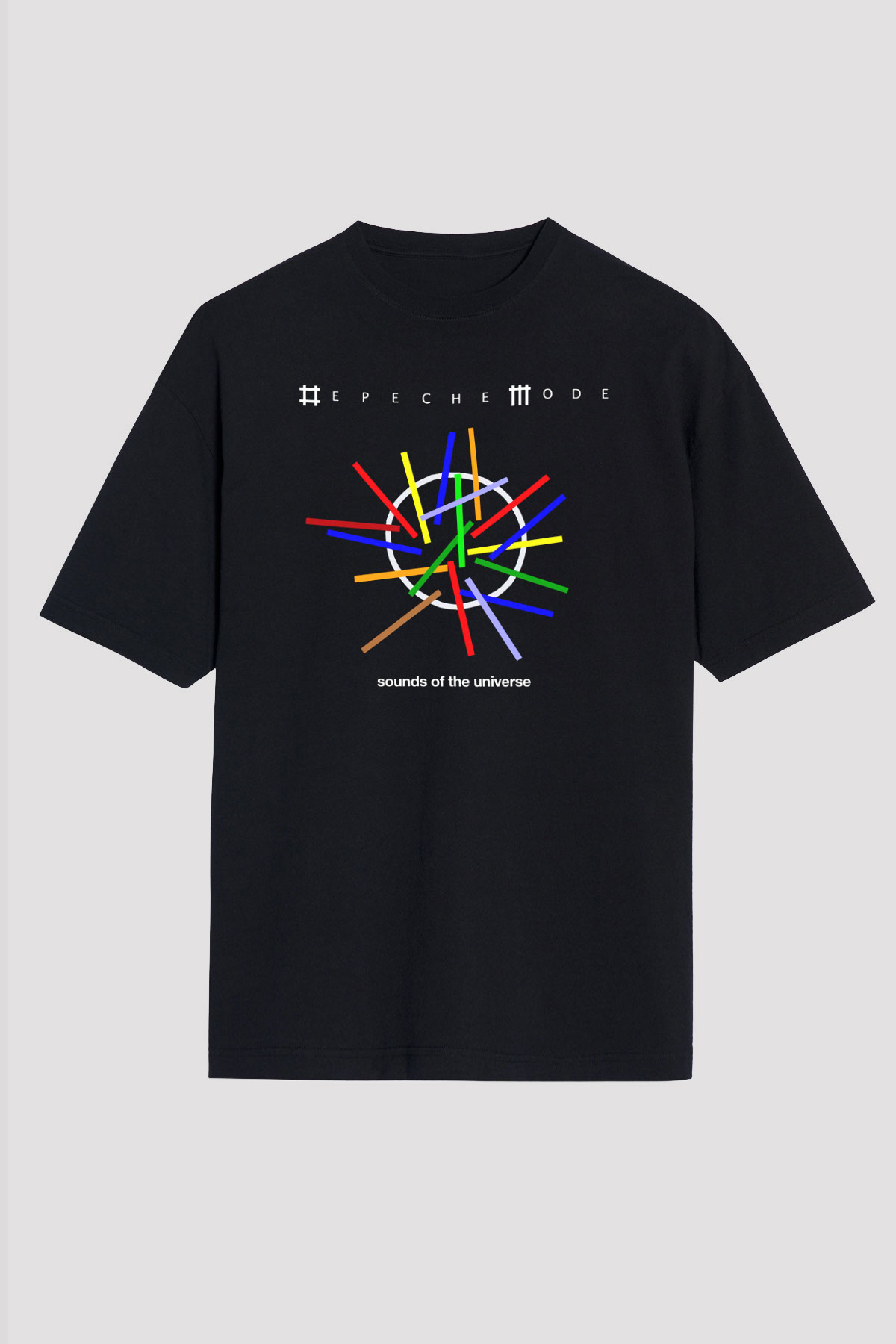 Depeche Mode Siyah Unisex Oversize Tişört T-Shirt