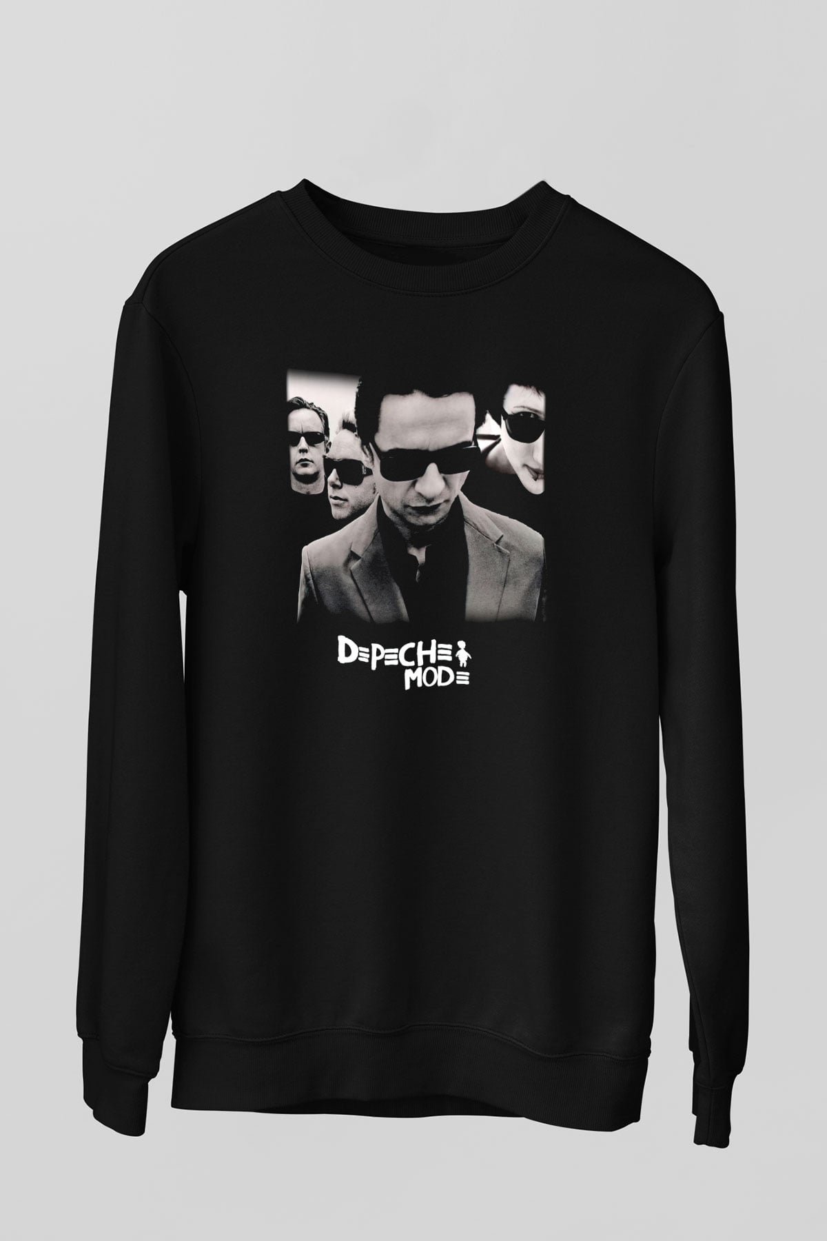 Depeche Mode Siyah Unisex Sweatshirt