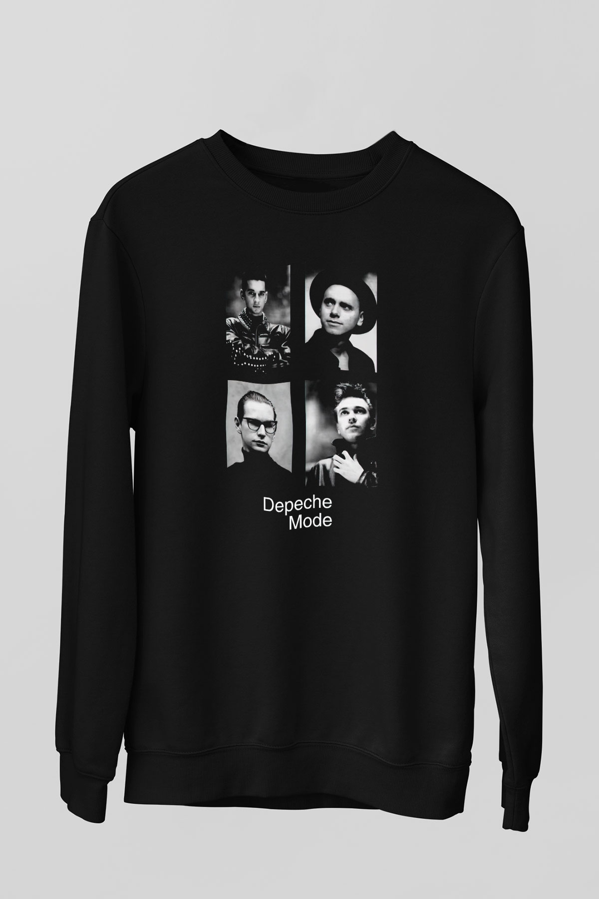 Depeche Mode Siyah Unisex Sweatshirt
