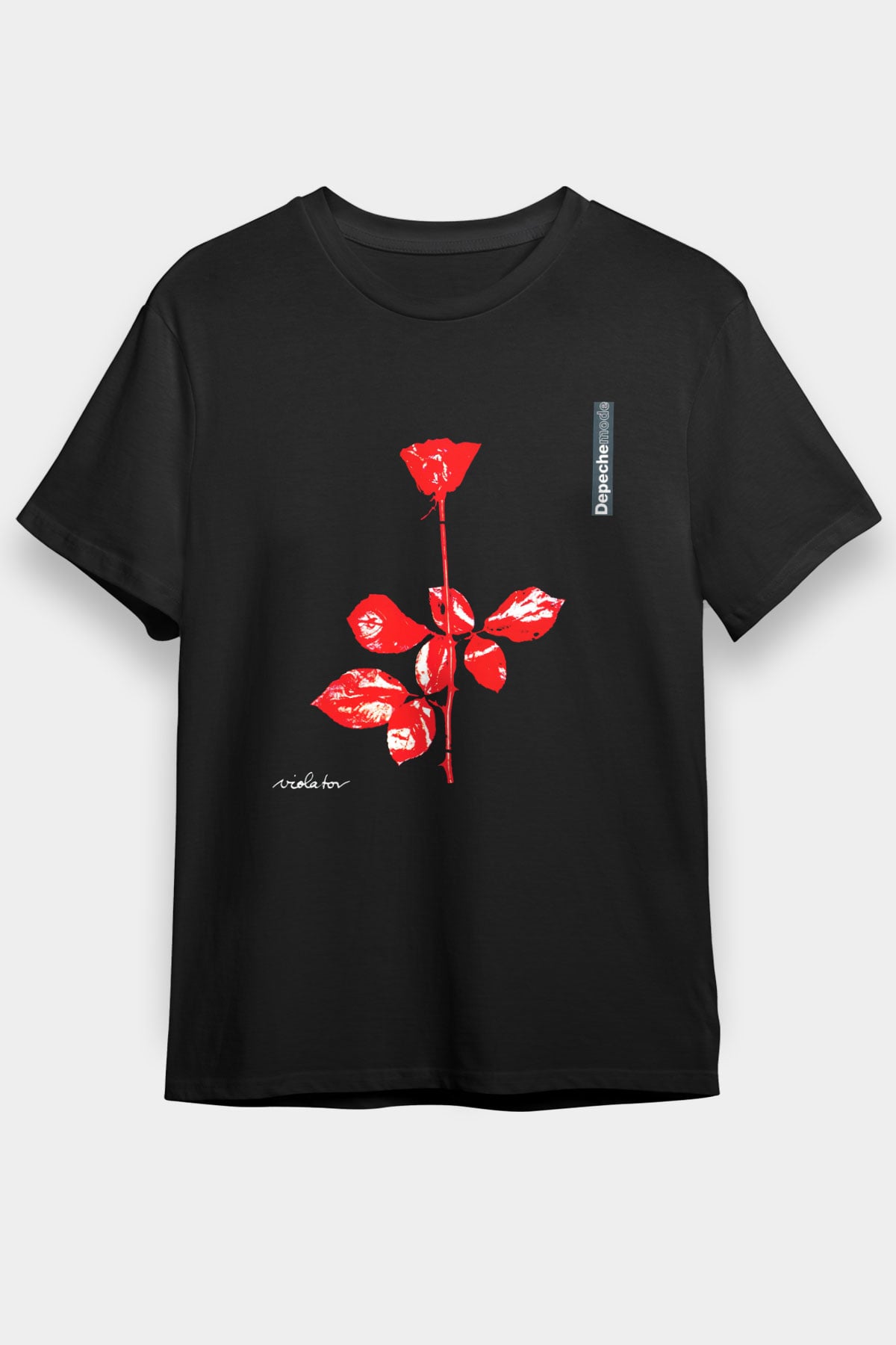 Depeche Mode Siyah Unisex Tişört T-Shirt - TişörtFabrikası