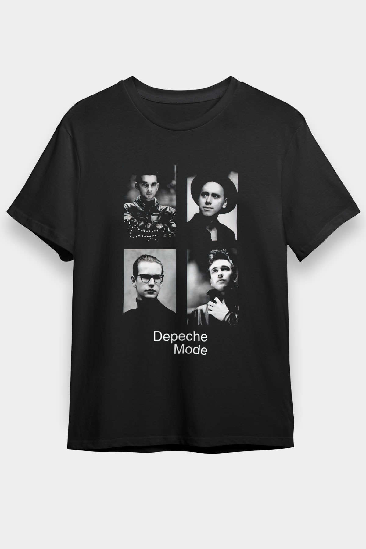 Depeche Mode Siyah Unisex Tişört T-Shirt - TişörtFabrikası