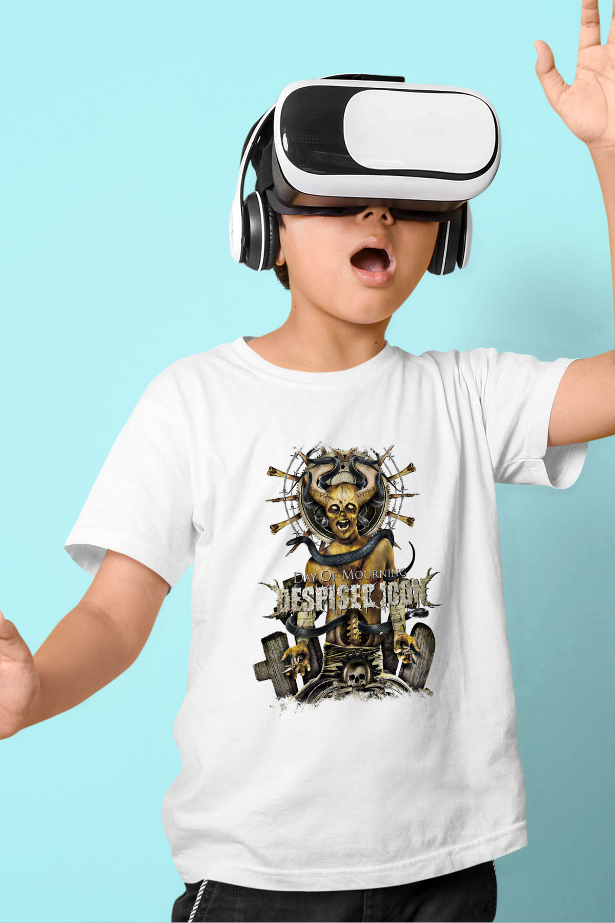 Despised Icon Baskılı Unisex Beyaz Çocuk Tişört