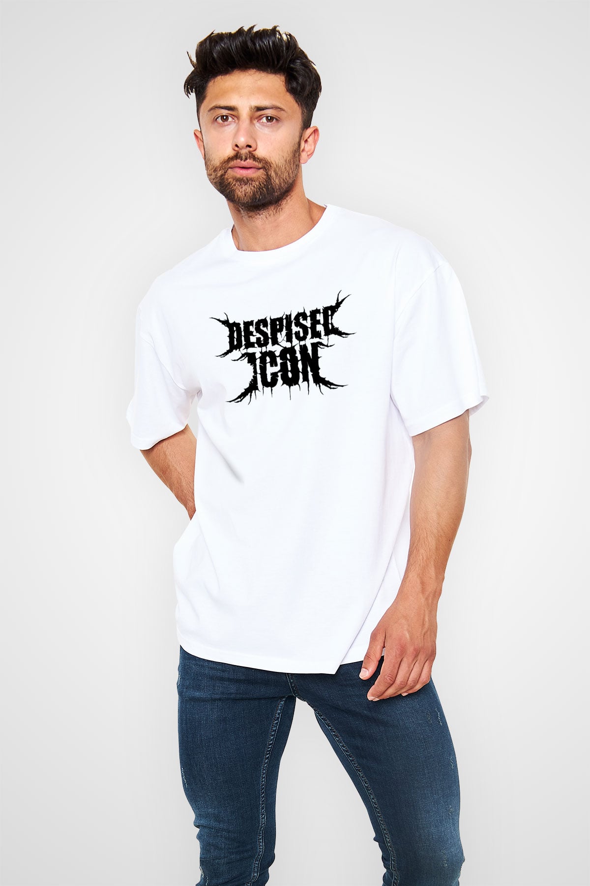 Despised Icon Beyaz Unisex Oversize Tişört T-Shirt