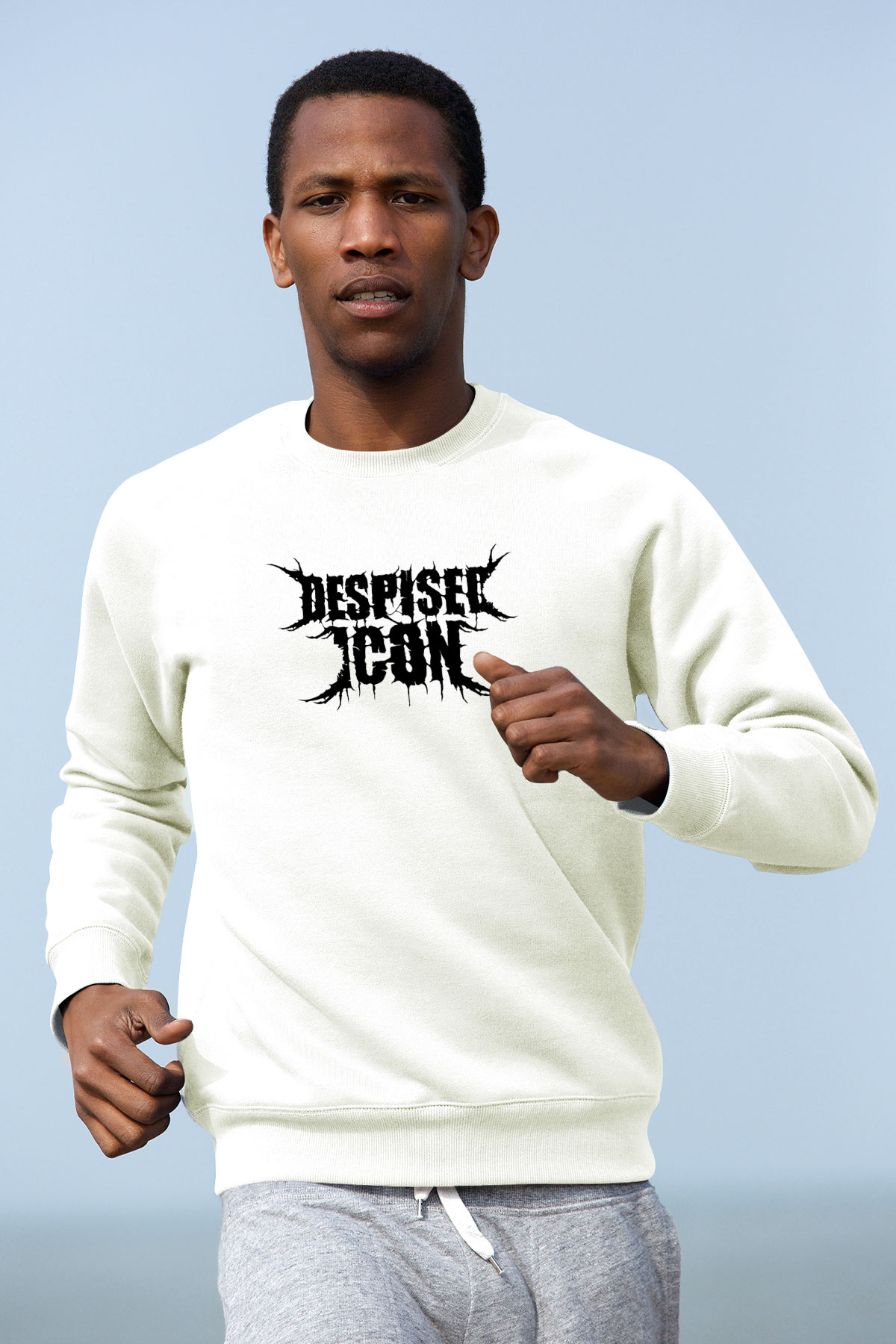Despised Icon Beyaz Unisex Sweatshirt