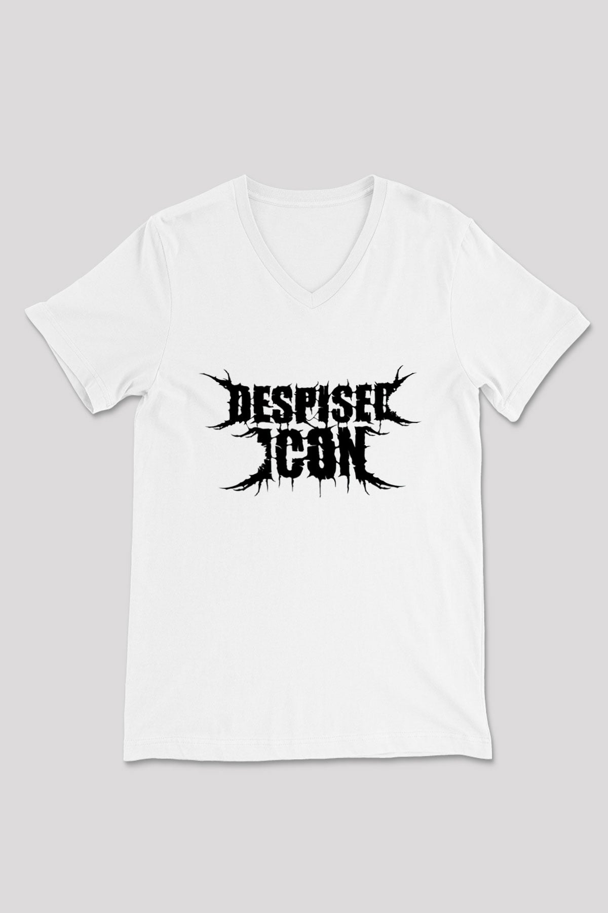 Despised Icon Beyaz Unisex V Yaka Tişört T-Shirt