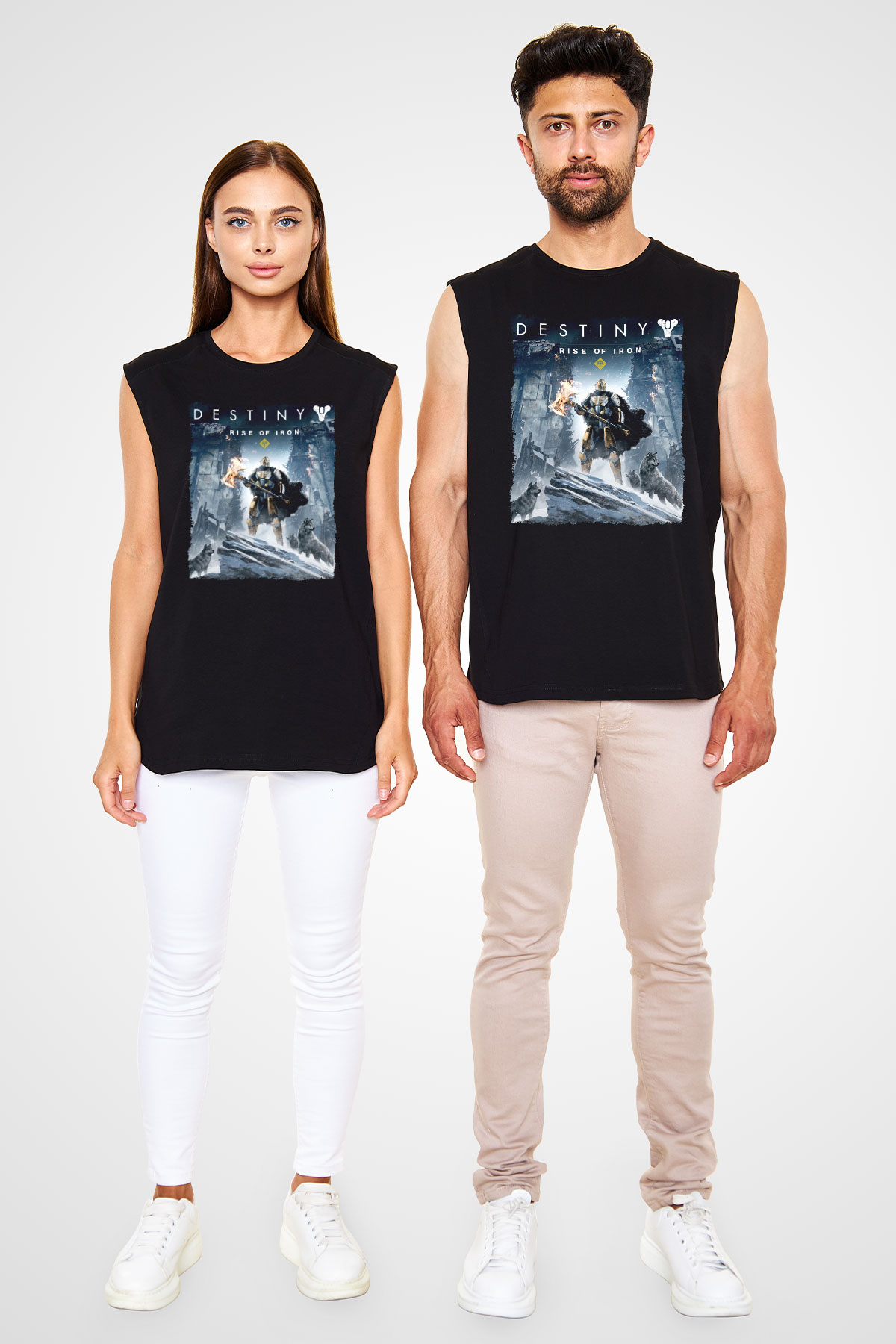 Destiny: Rise of Iron Siyah Unisex Kolsuz Tişört