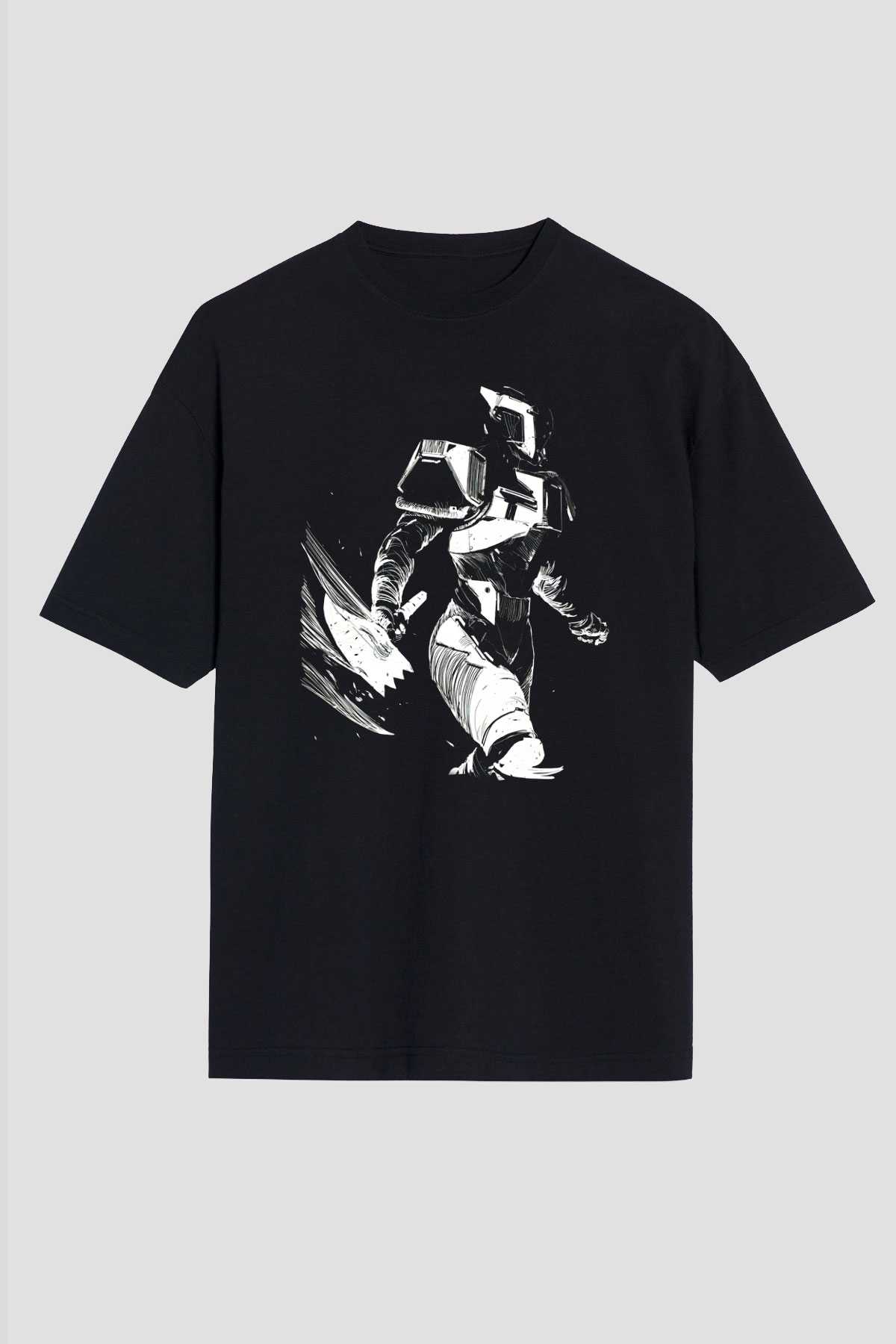Destiny: Rise of Iron Siyah Unisex Oversize Tişört T-Shirt
