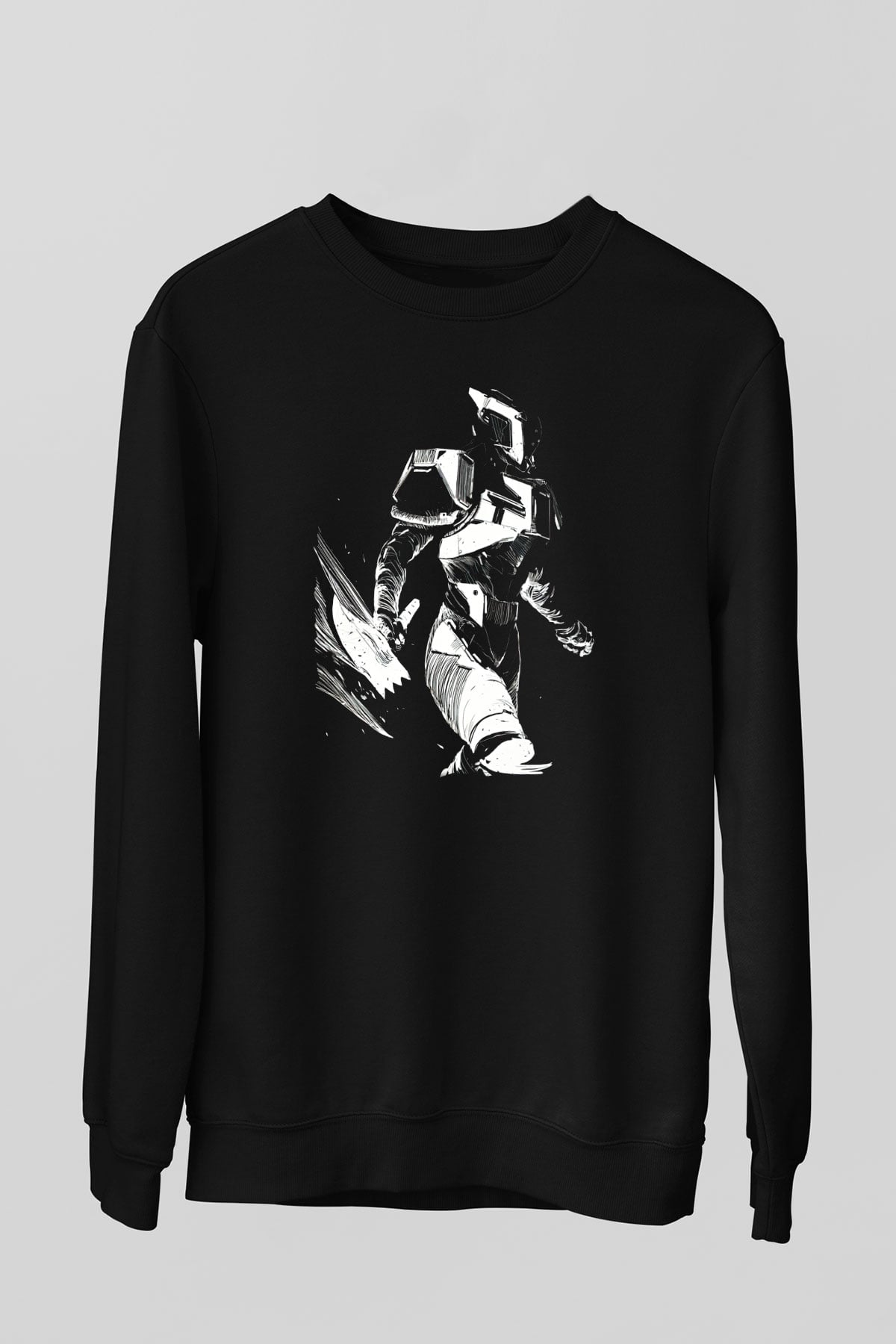 Destiny: Rise of Iron Siyah Unisex Sweatshirt
