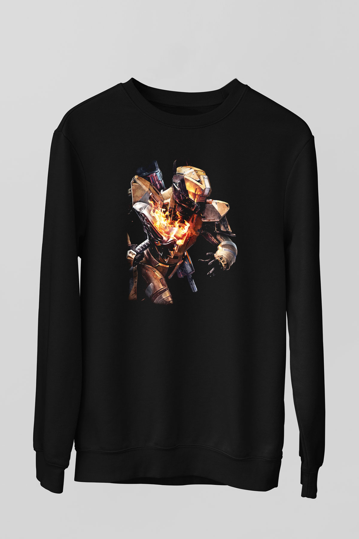 Destiny: Rise of Iron Siyah Unisex Sweatshirt