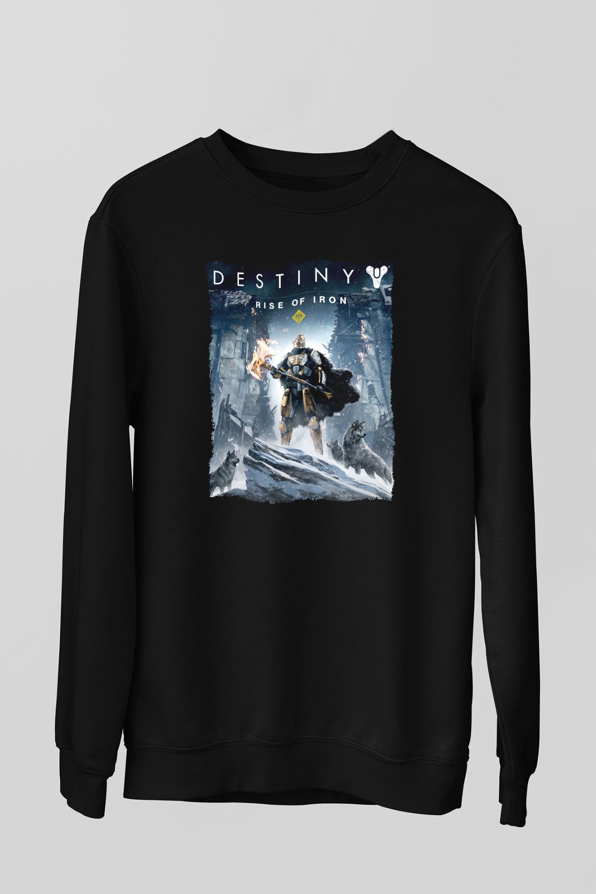 Destiny: Rise of Iron Siyah Unisex Sweatshirt