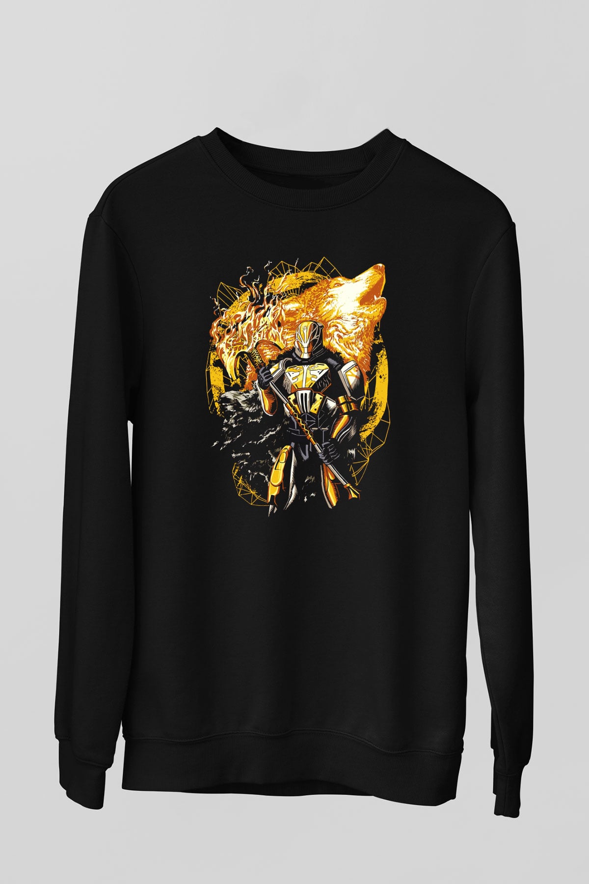 Destiny: Rise of Iron Siyah Unisex Sweatshirt