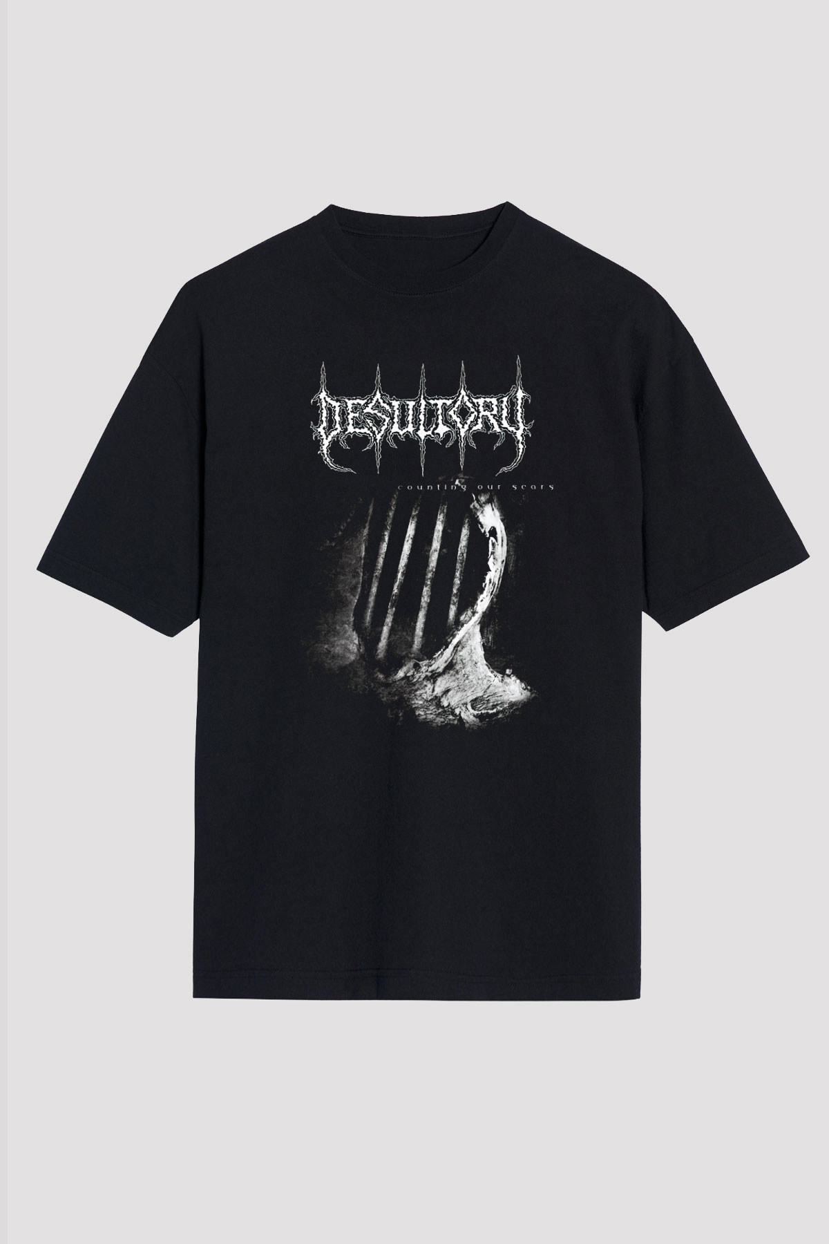 Desultory Siyah Unisex Tişört T-Shirt - TişörtFabrikası