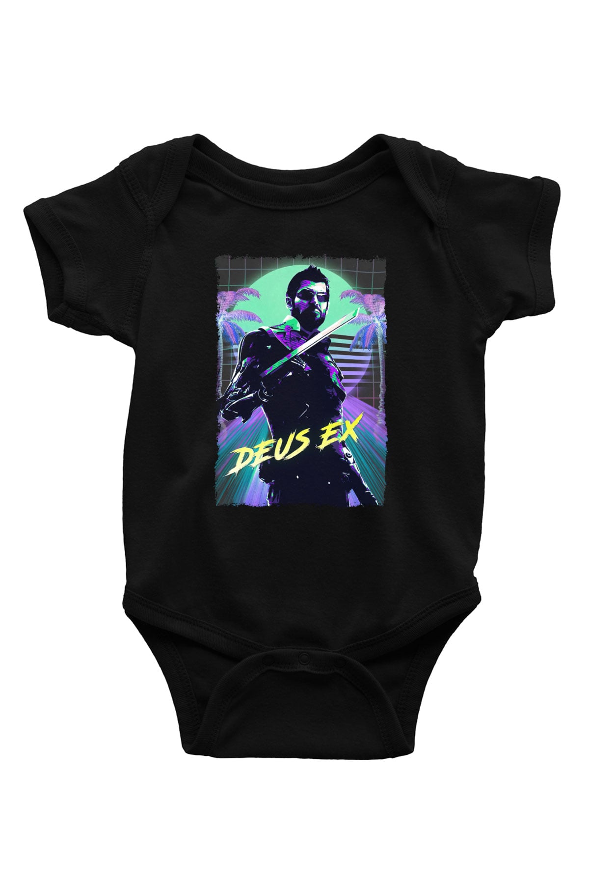 Deus Ex Siyah Bebek Body - Zıbın
