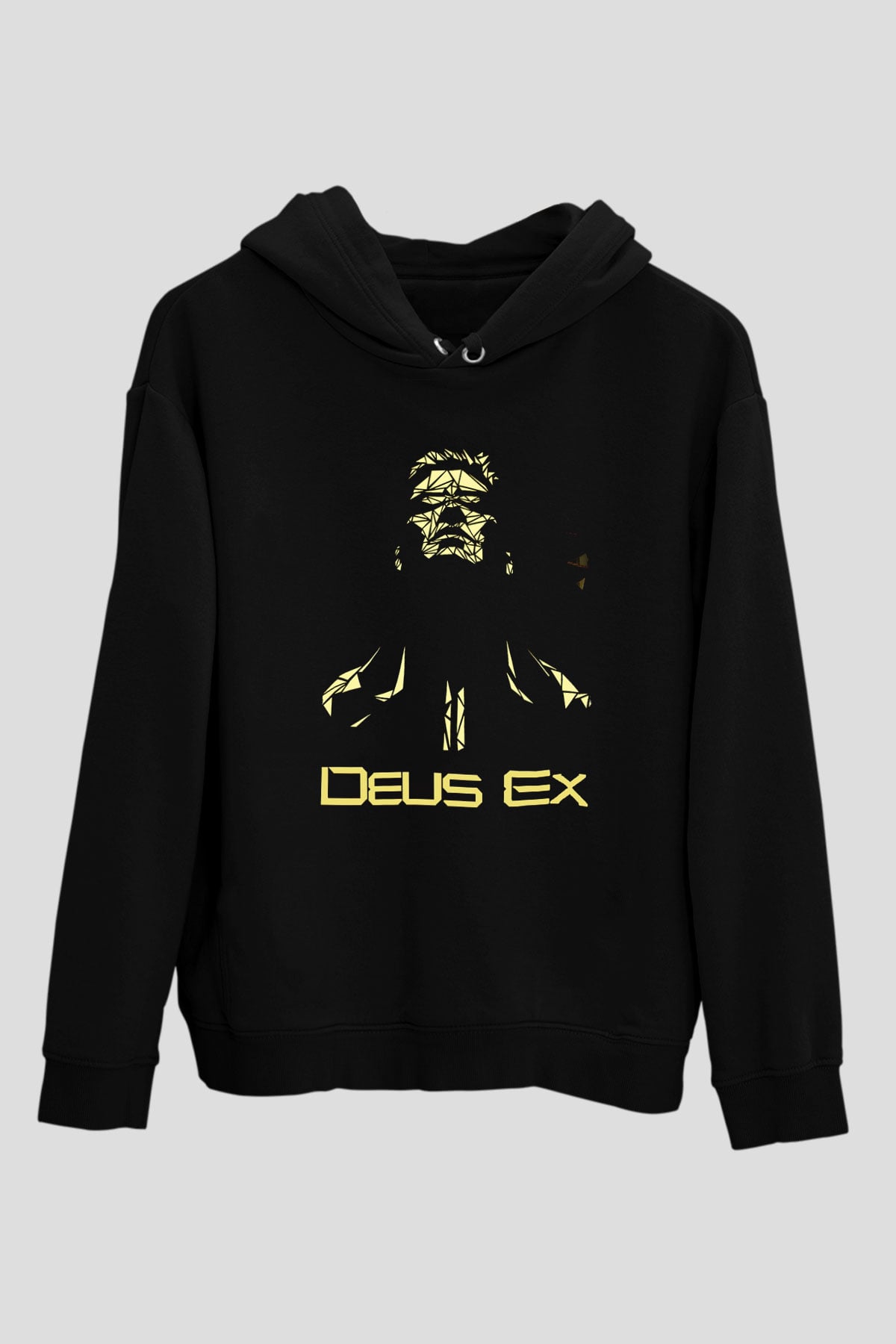 Deus Ex Siyah Unisex Hoodie