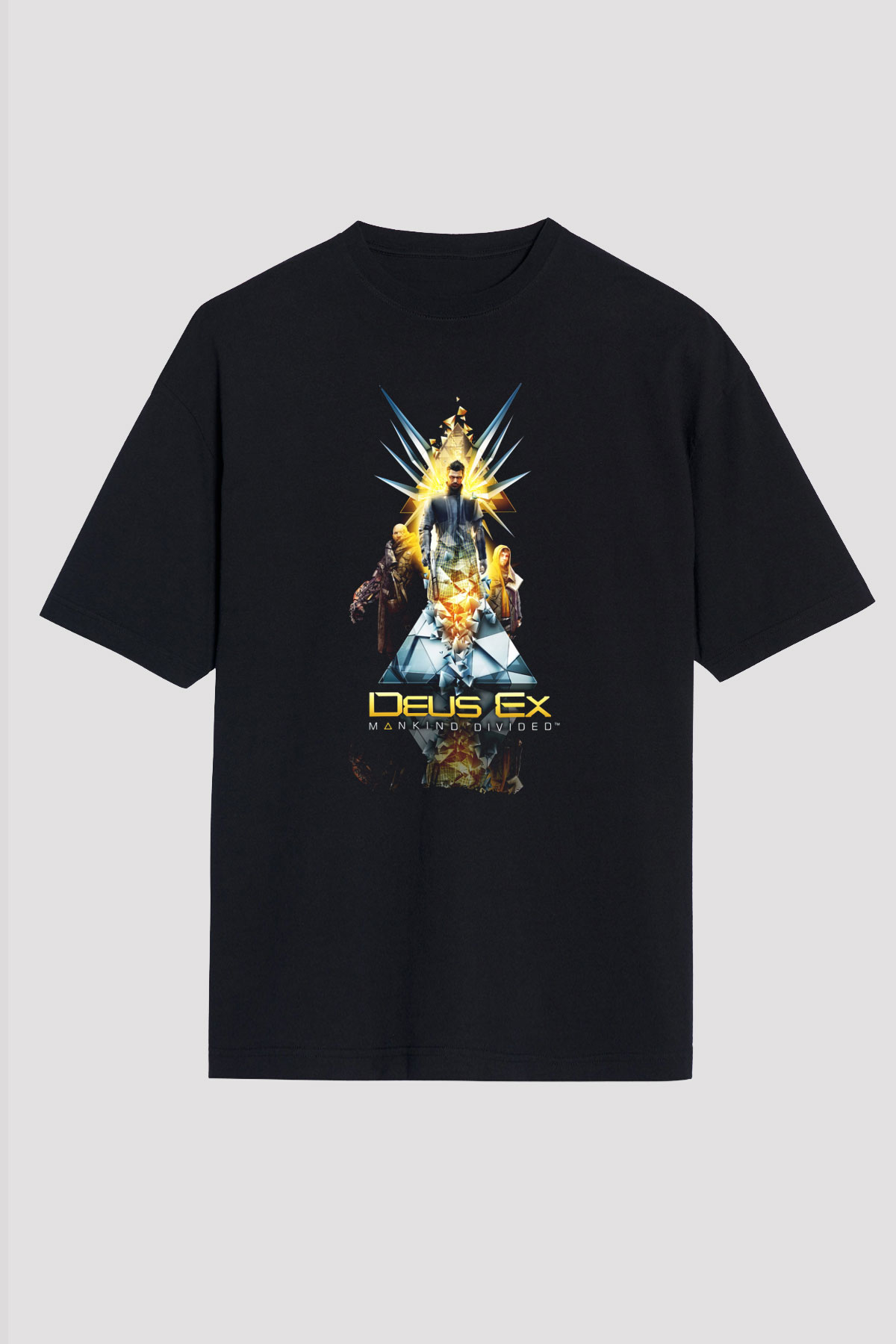 Deus Ex Siyah Unisex Tişört T-Shirt