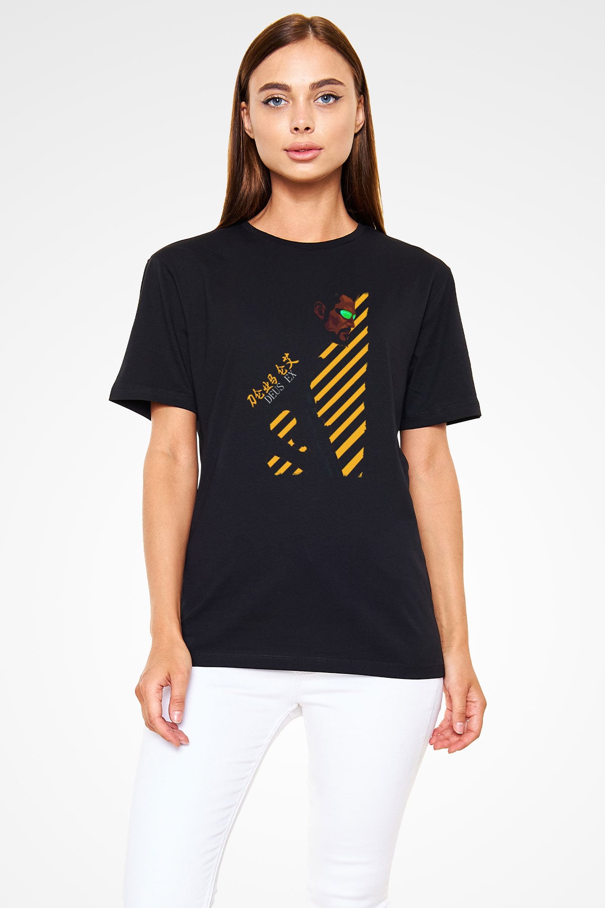 Deus Ex Siyah Unisex Tişört T-Shirt