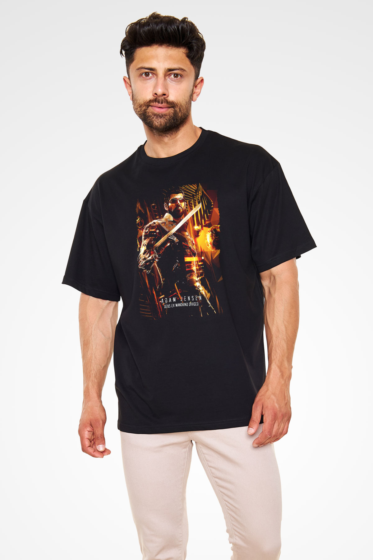Deus Ex Siyah Unisex Tişört T-Shirt