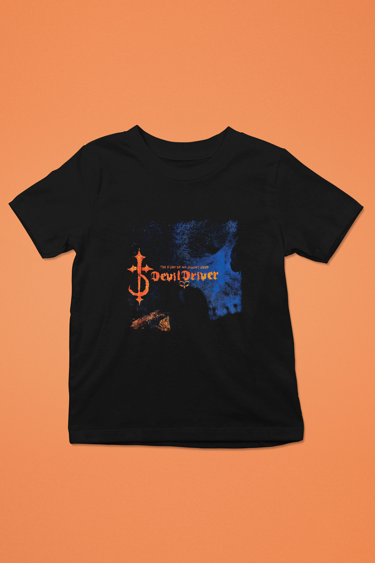 Devil Driver Baskılı Unisex Siyah Çocuk Tişört