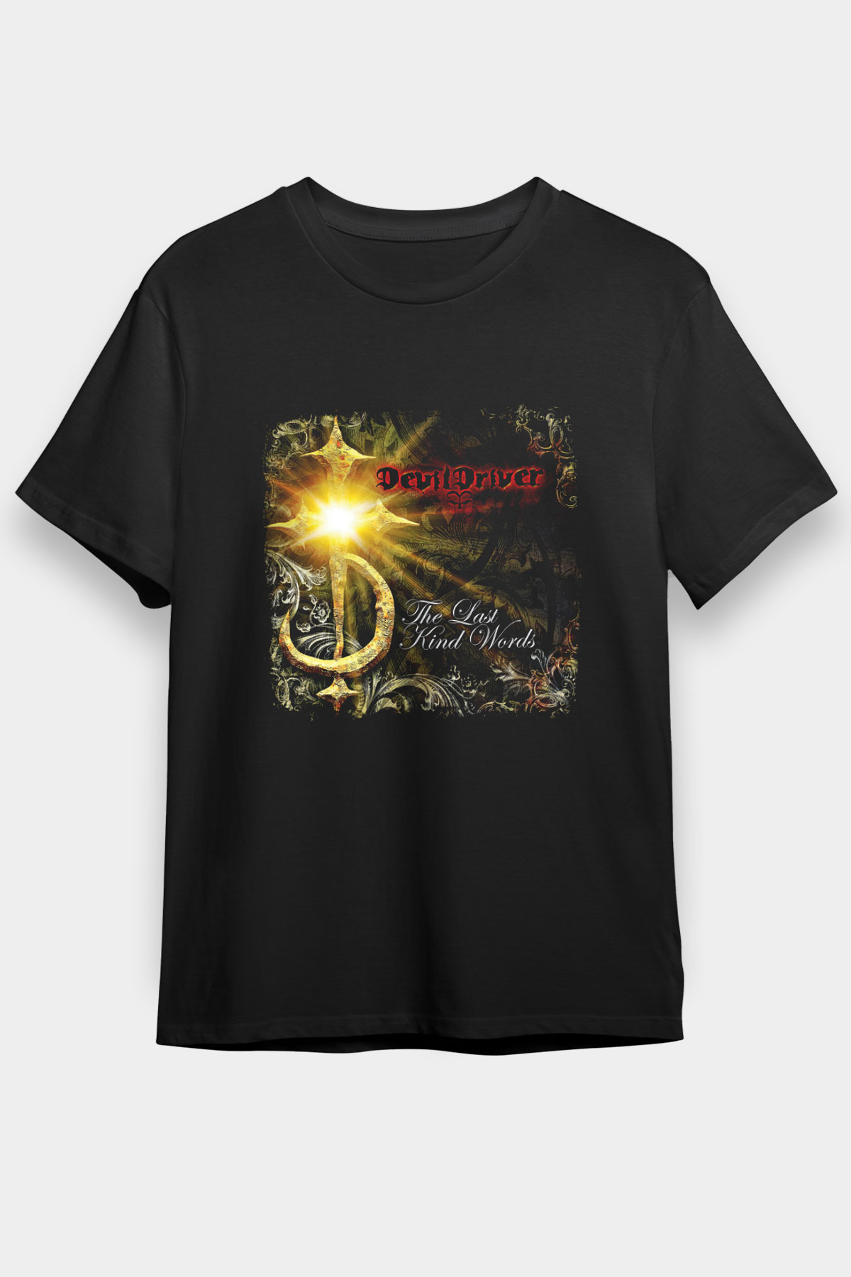 Devil Driver Baskılı Unisex Siyah Tişört